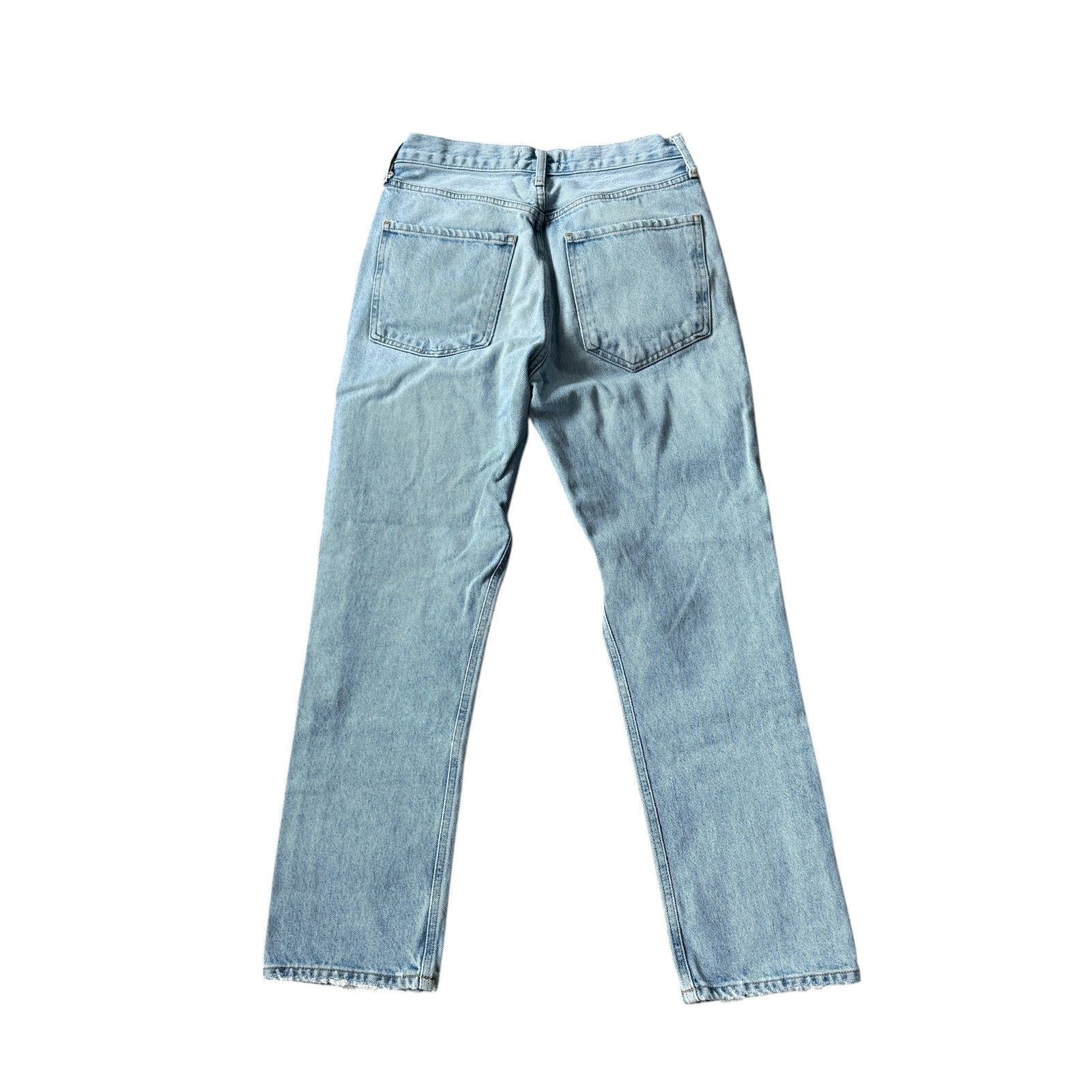 Agolde AGOLDE Riley High Rise Straight Crop Jean Dimension Wash Size 26" / US 2 / IT 38 - 3 Thumbnail