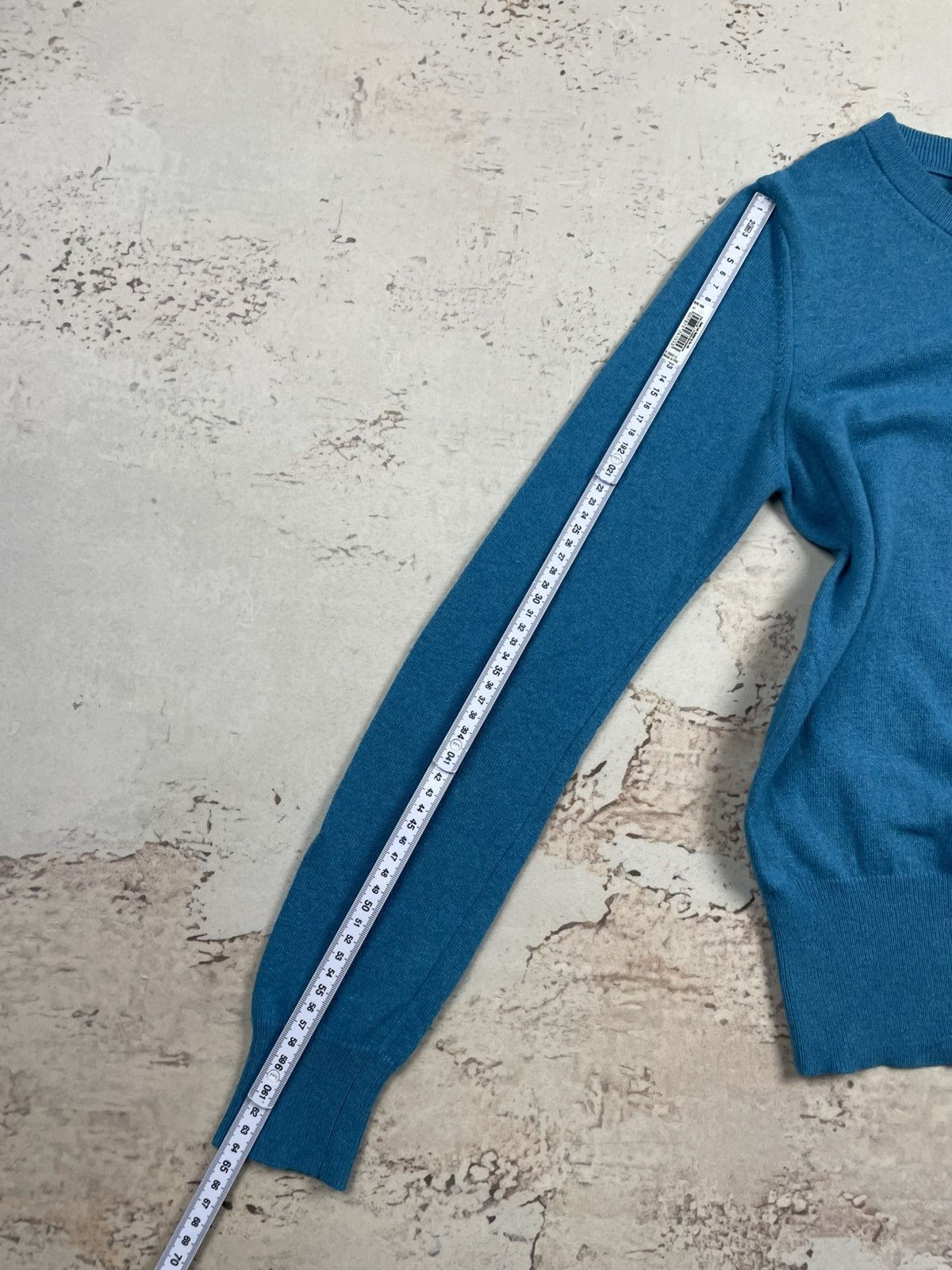 Love Moschino (Women’s) Love Moschino S Blue Wool Cashmere Sweater Classic Size S / US 4 / IT 40 - 11 Thumbnail