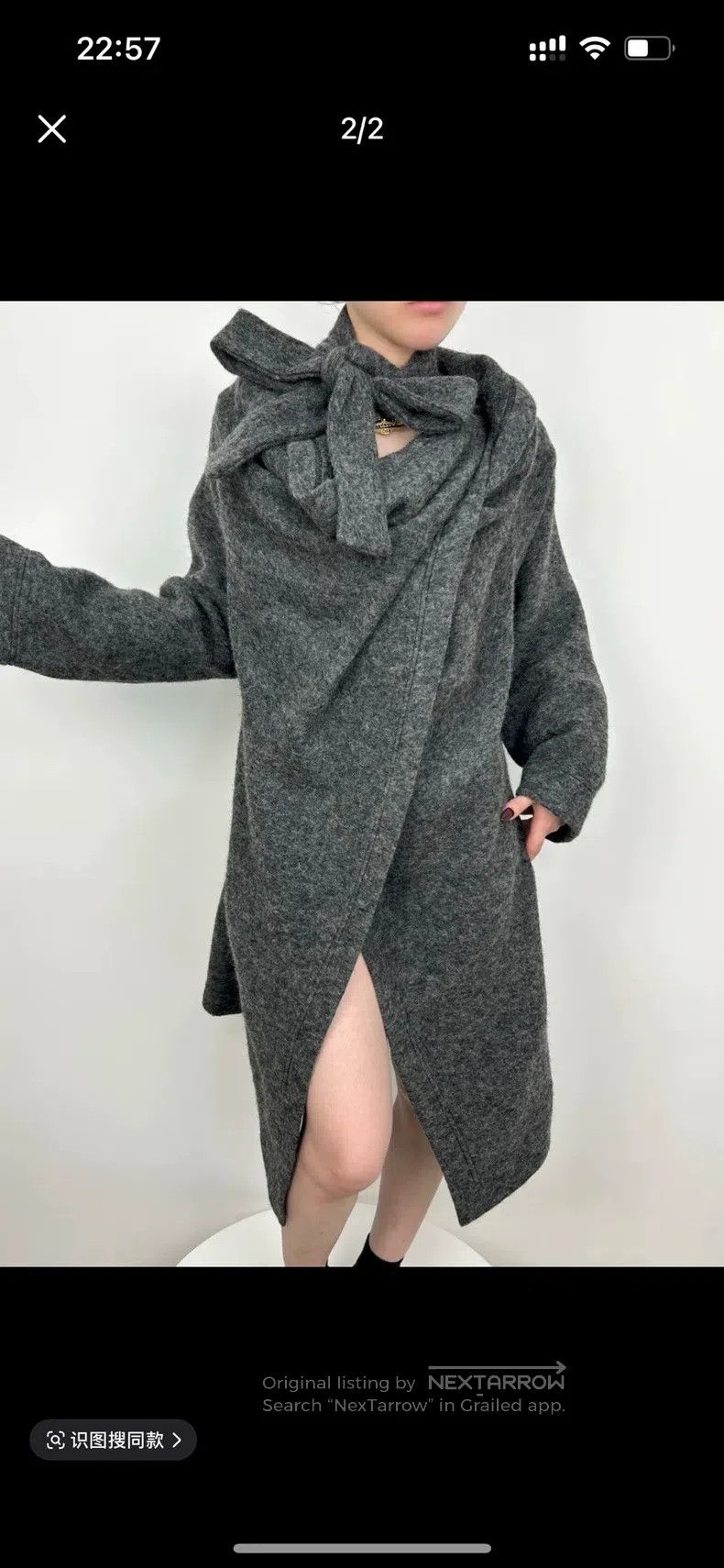 Vivienne Westwood Vivienne Westwood Black Label Wool Coat Size S / US 4 / IT 40 - 2 Thumbnail