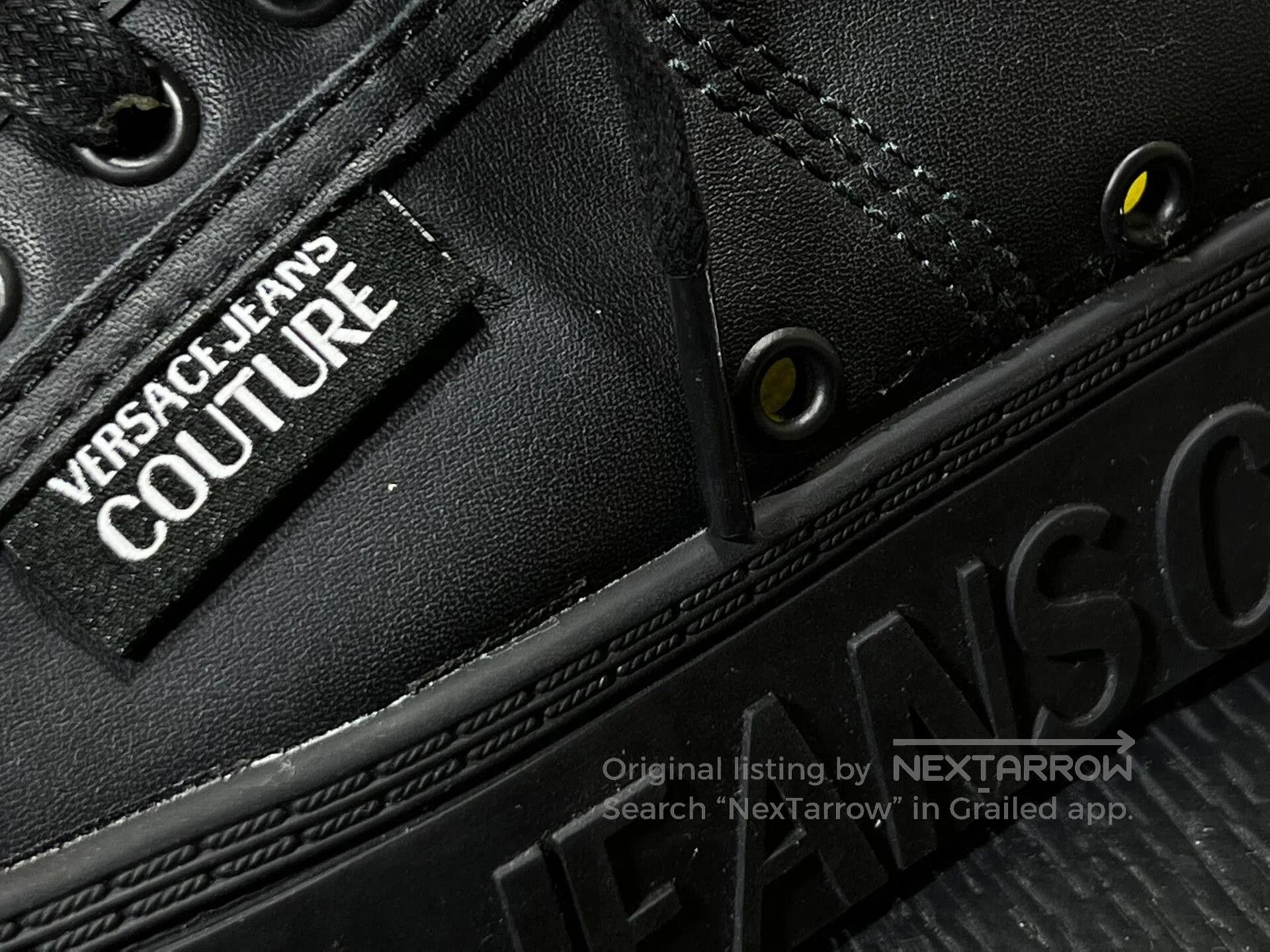 Versace Versace Men's Leather Casual Sneakers. Size US 7 / EU 40 - 2 Thumbnail