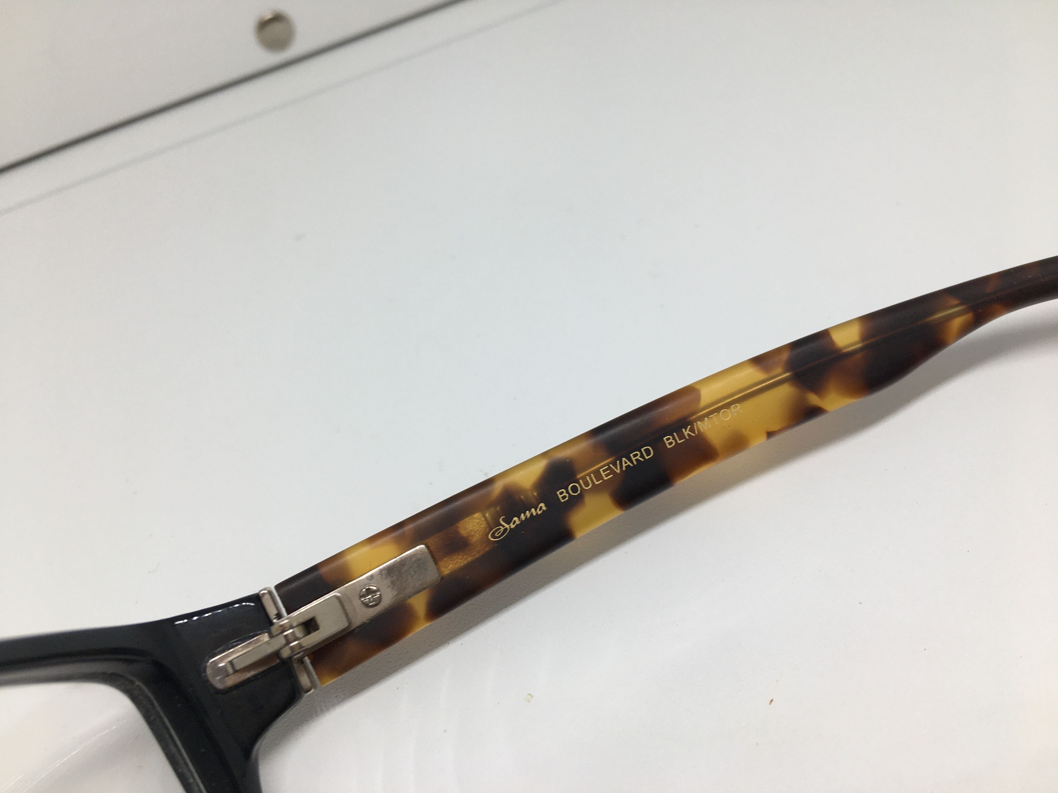 Vintage Handmade Acetate SAMA BOULEVARD RX EYEGLASSES Size ONE SIZE - 4 Thumbnail