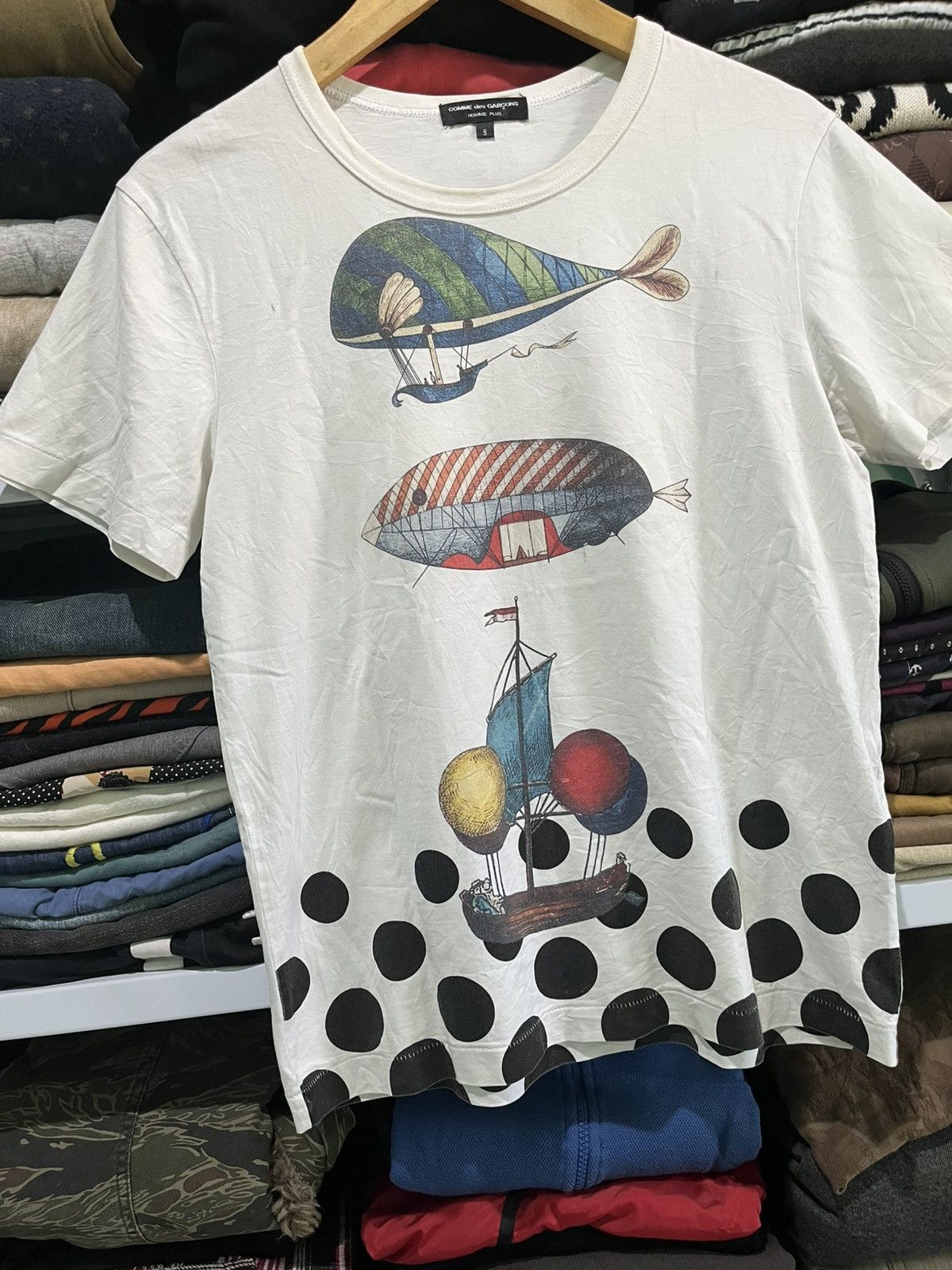 Comme des Garcons Comme Des Garcons Homme Ballon Shortsleeve Size S / US 4 / IT 40 - 3 Thumbnail