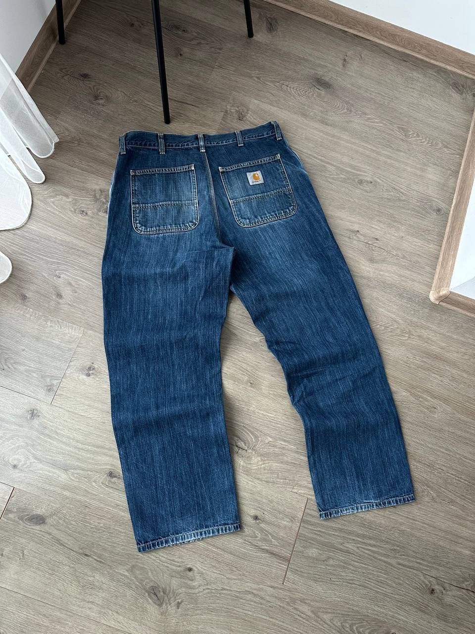 Carhartt × Carhartt Wip × Vintage Vintage Carhartt Simple Denim Distressed Faded Pants Size US 34 / EU 50 - 2 Thumbnail