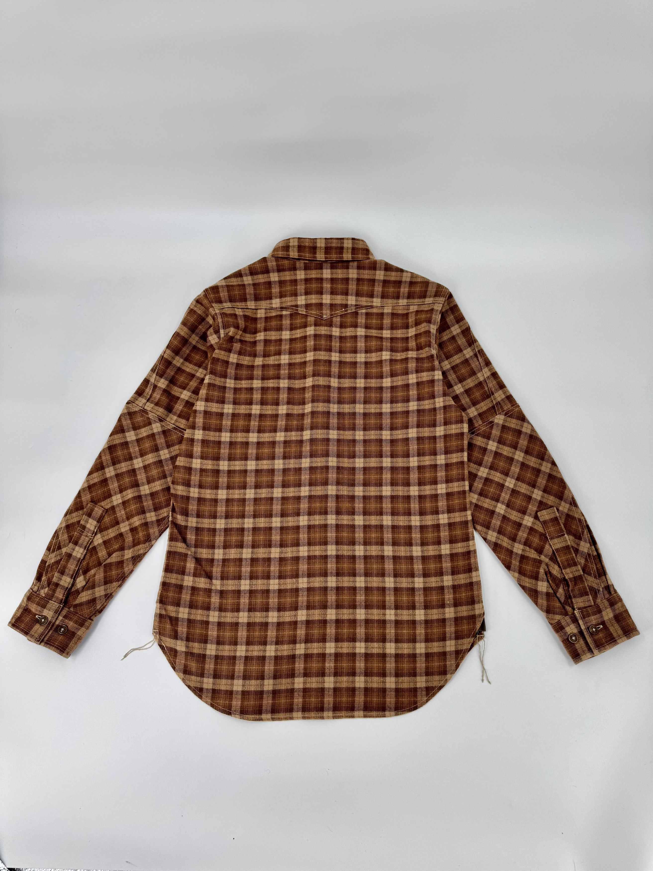 COLIMBO × Japanese Brand Colimbo Hunting Goods Brown Wool Button-Up Shirt Small Size US S / EU 44-46 / 1 - 6 Thumbnail