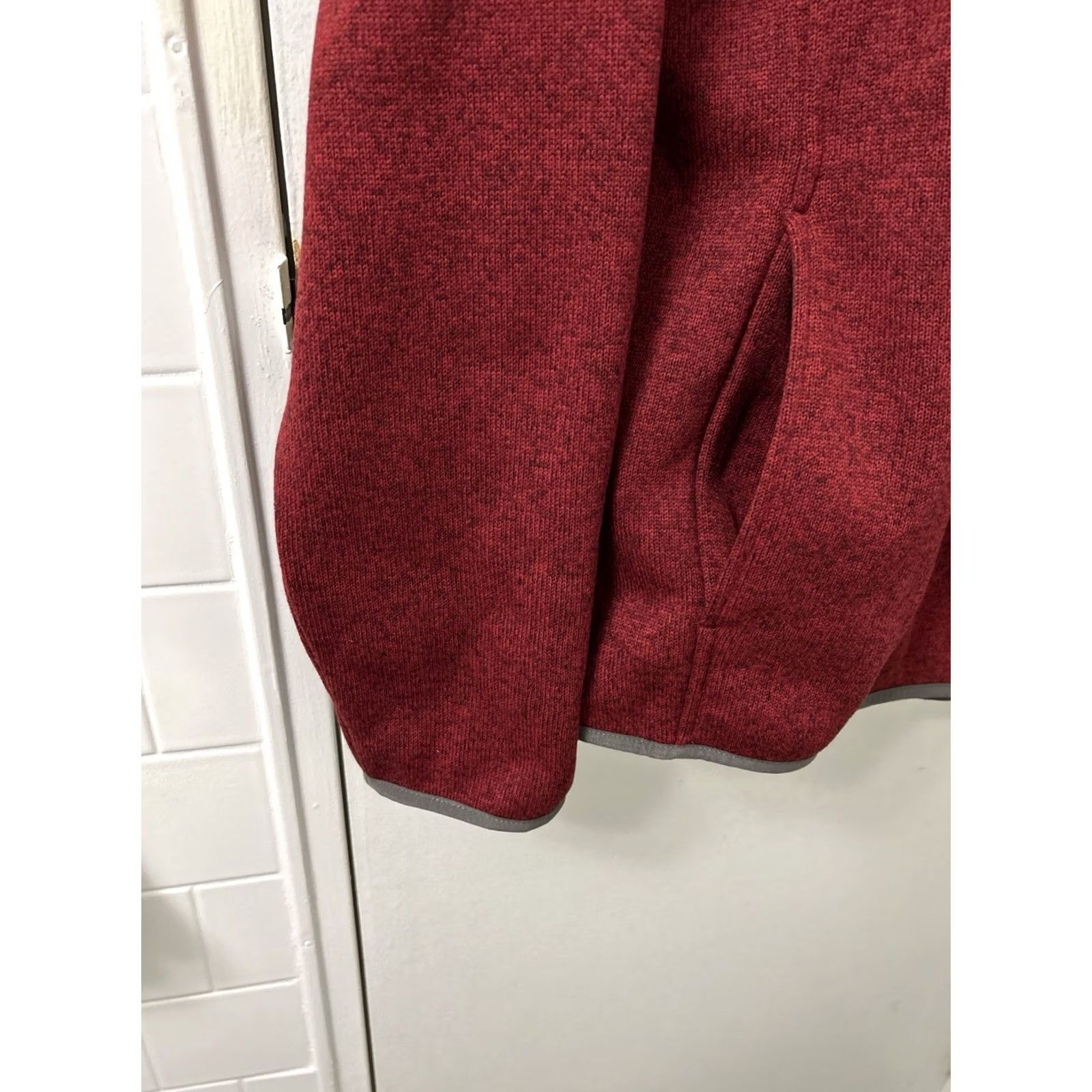 Vintage VINTAGE? No — NWT L.L. Bean Sweater Fleece Pullover Mens Large Red 298050 Knit Pocket Pullover Hiking Casual Winter Fall Ski Size US L / EU 52-54 / 3 - 5 Thumbnail