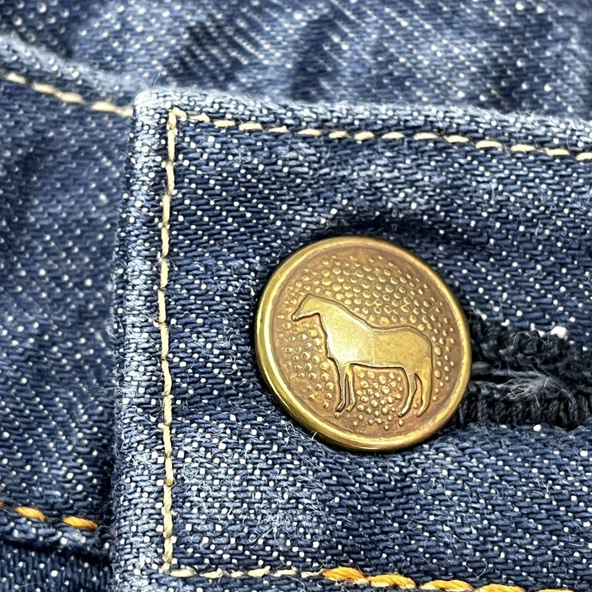 45rpm Vintage 45RPM R Label Japan Streetwear Denim Size US 30 / EU 46 - 9 Thumbnail