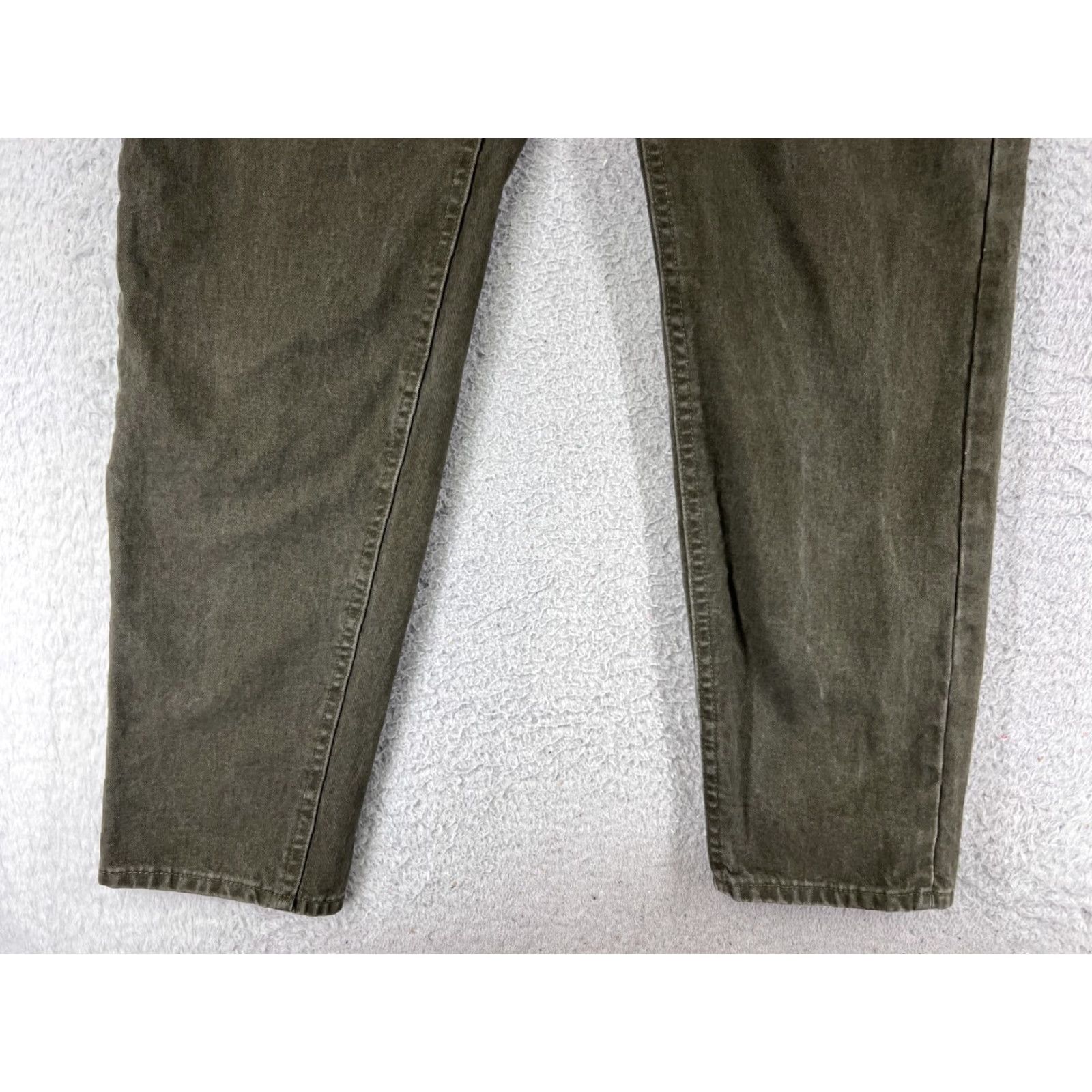 Lee VINTAGE Lee Jeans Womens 12 Green High Rise Mom 26x31 100% Cotton Distressed Denim Size 34" / US 12 / IT 48 - 2 Thumbnail