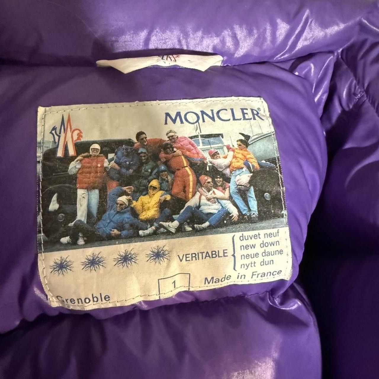 Moncler Vintage Moncler Grenoble Purple Down Puffer Vest Size US L / EU 52-54 / 3 - 4 Thumbnail
