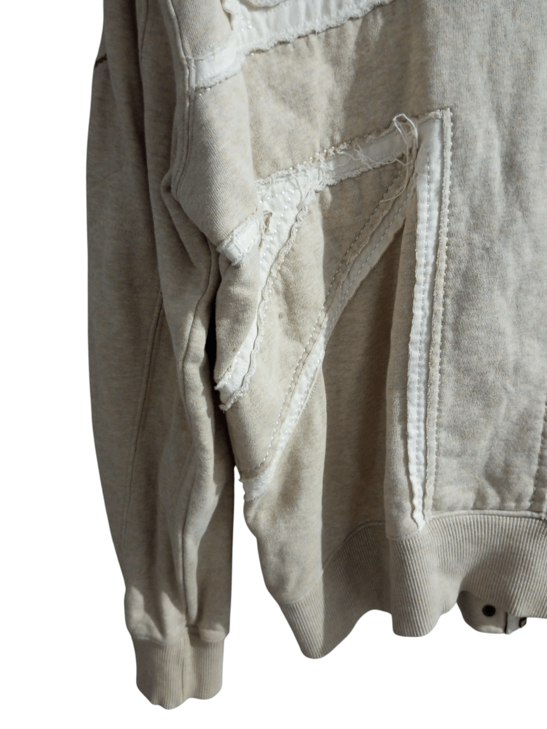 20471120 Vintage ask enquired big flag multi pocket distressed hoodie Size US XL / EU 56 / 4 - 12 Thumbnail