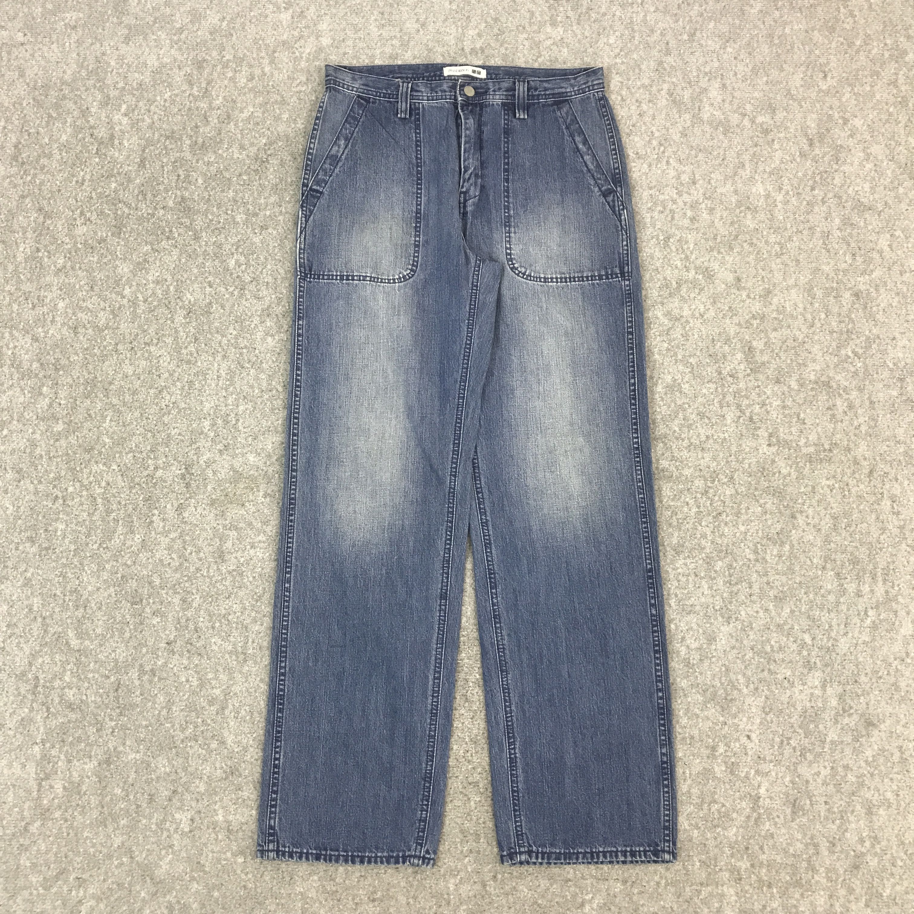 JW Anderson JW ANDERSON X UNIQLO BAGGY DENIM JEANS Size US 32 / EU 48 - 1 Thumbnail