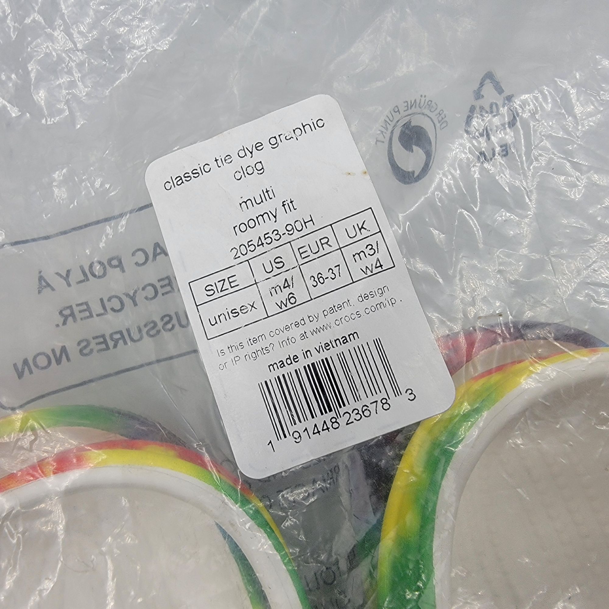 Crocs Crocs Classic Tie Dye Womens 6 Clogs Slip On Shoes Sandal Ca Size US 6 / IT 36 - 8 Thumbnail