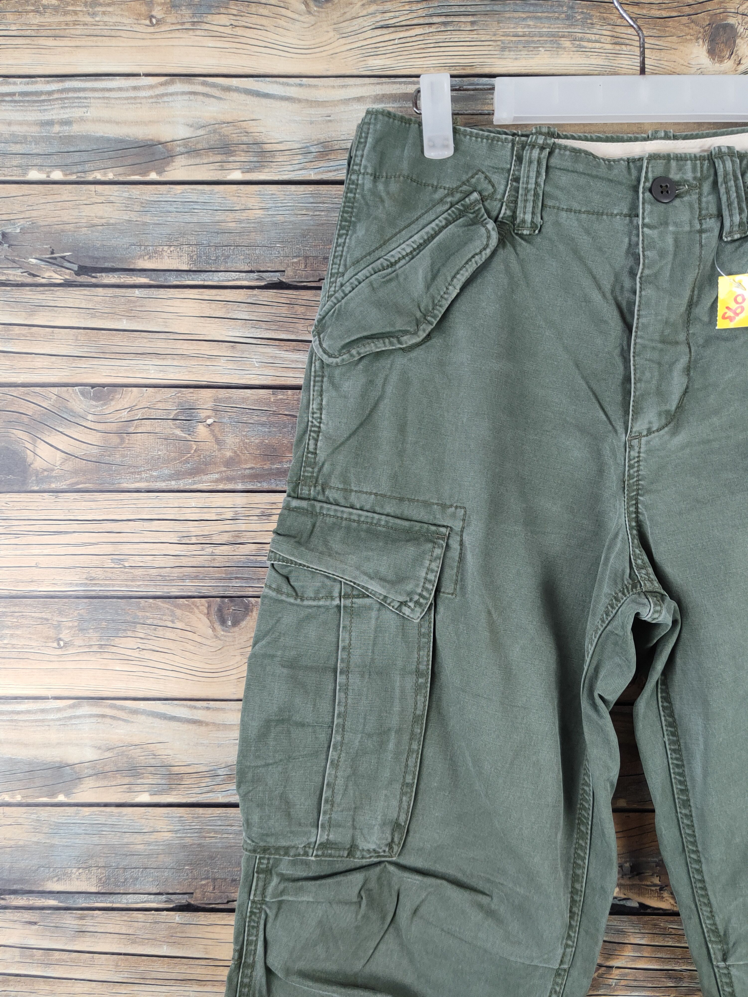 Japanese Brand DL Gap Green Multipocket Tactical Cargo Pants #093 Size US 29 - 3 Thumbnail