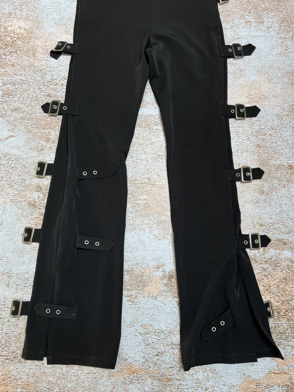 Japanese Brand × Vintage Vintage Japanese gothic flare pants Size 28" / US 6 / IT 42 - 2 Thumbnail