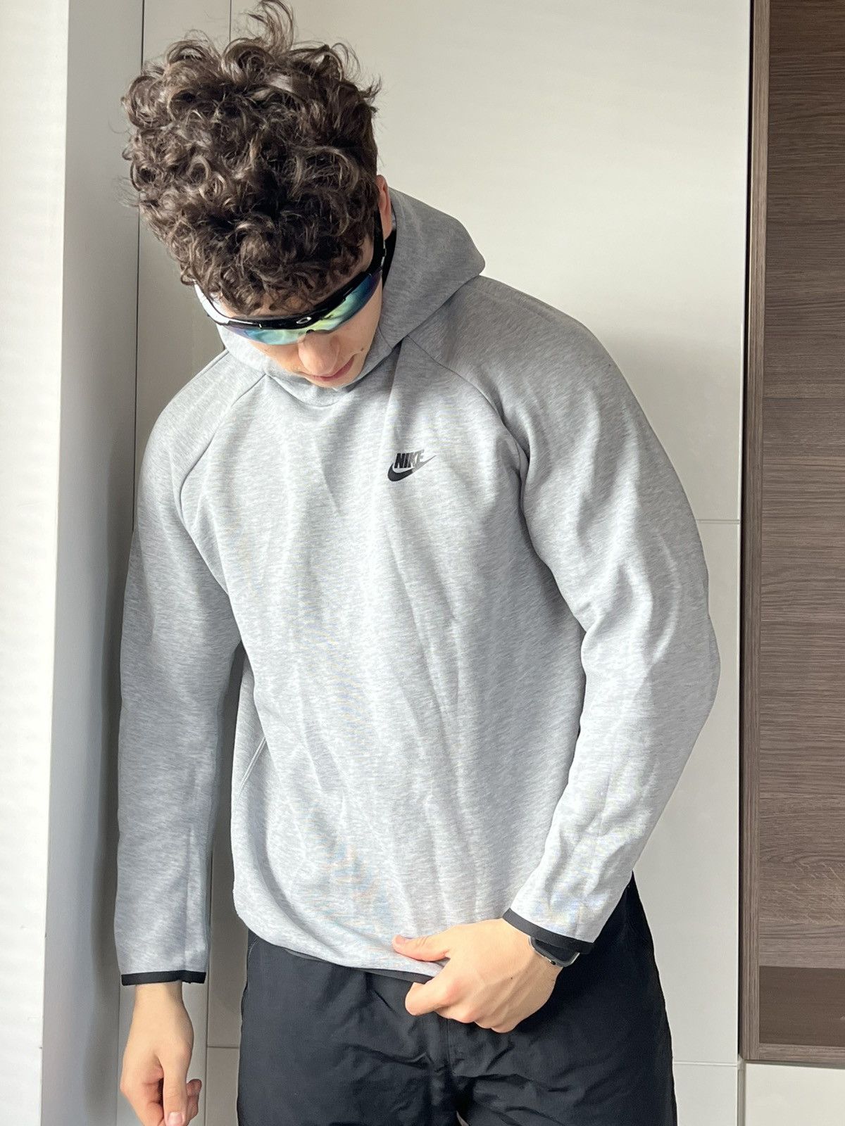 Nike ‼️Nike Tech Fleece Rare Grey Hoodie‼️ Size US L / EU 52-54 / 3 - 17 Thumbnail