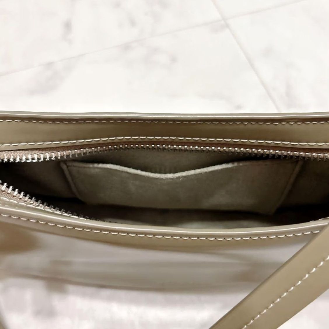 Staud Staud Ollie Bag Medium Taupe Luxury Designer Limited Edition Rare Women Size ONE SIZE - 5 Thumbnail
