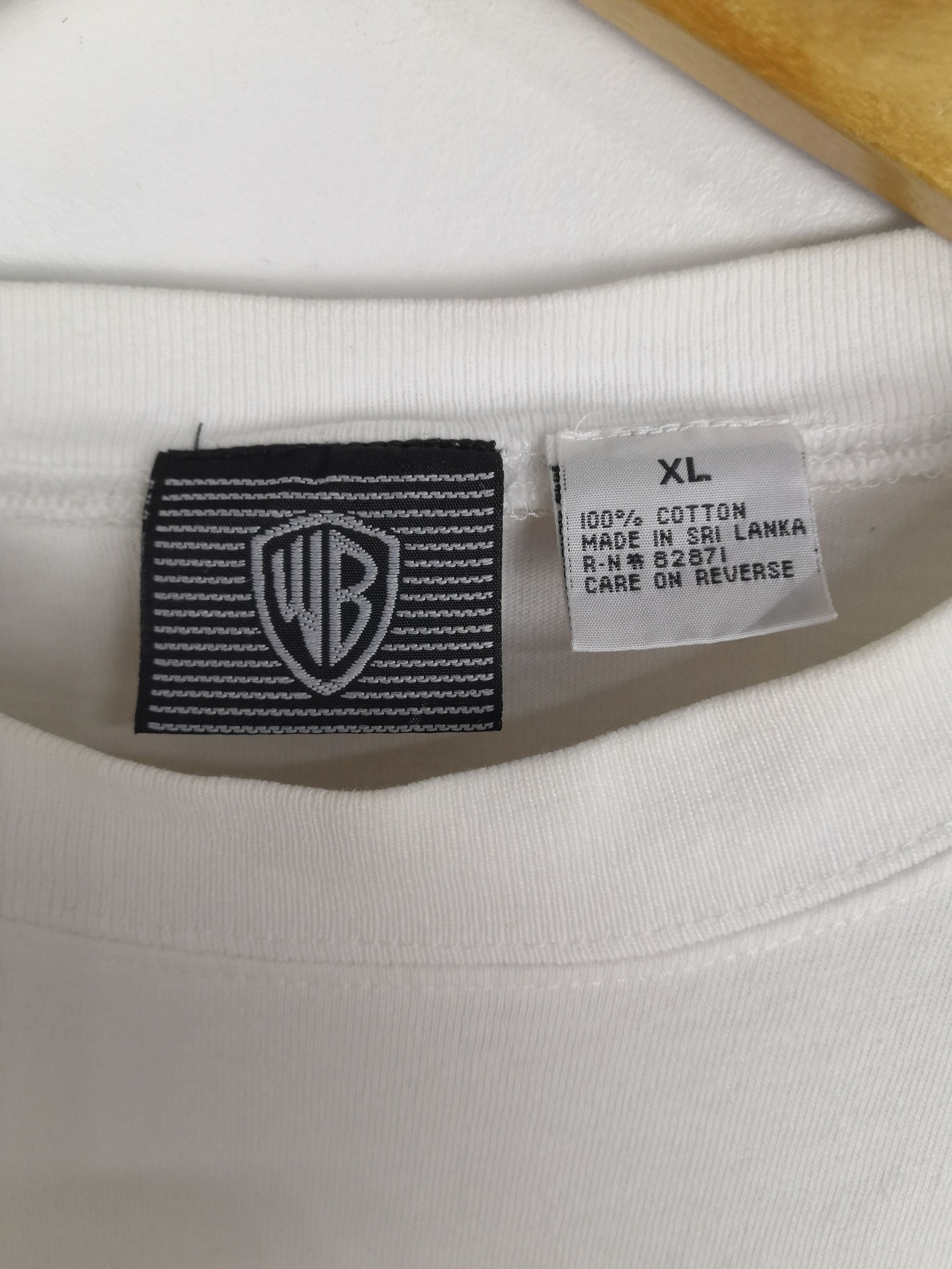 Universal Studios Vintage 90s Warner Bros Studio T-Shirt Spellout Embroidery Size US XL / EU 56 / 4 - 5 Thumbnail