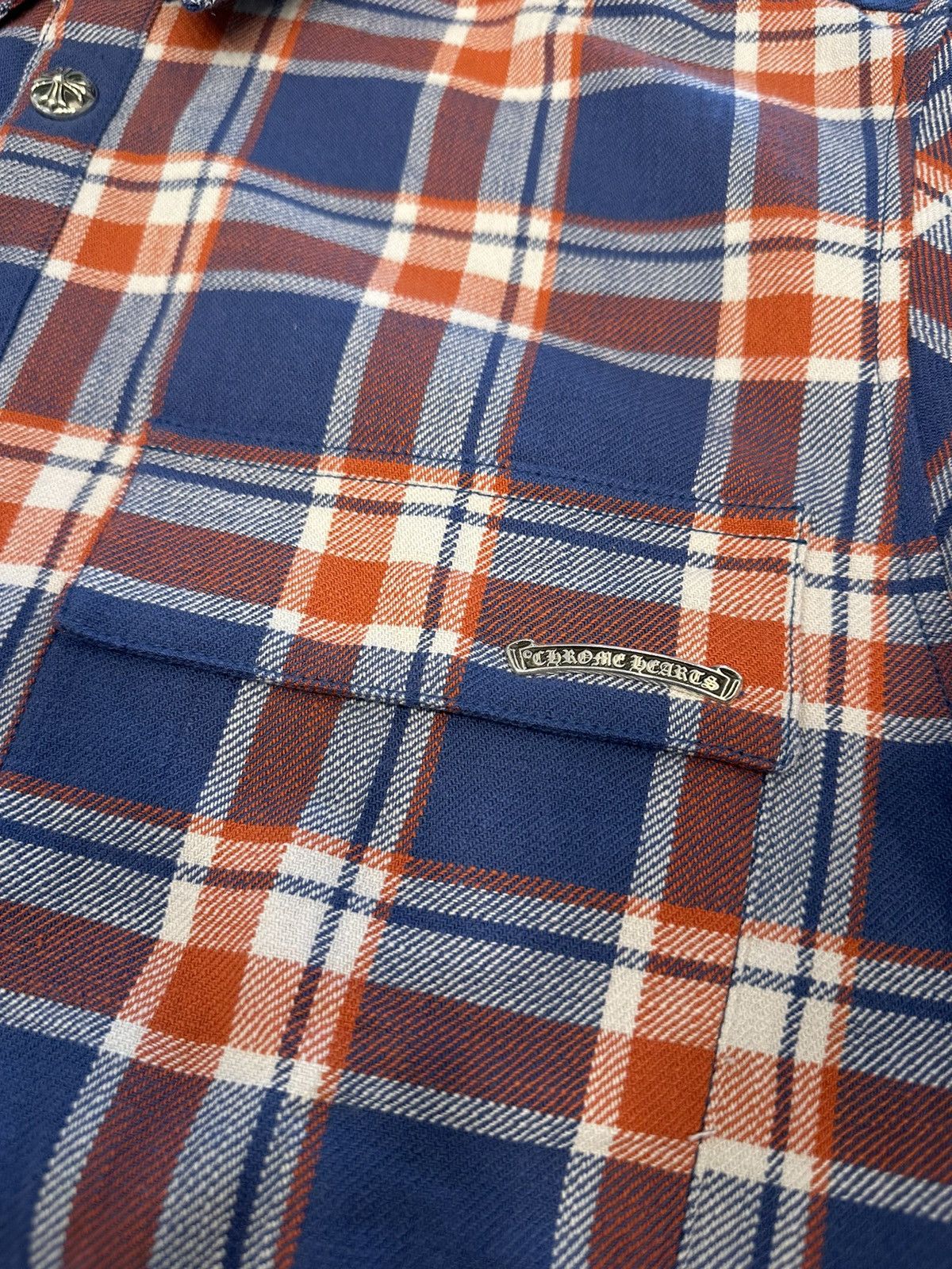 Chrome Hearts 🔥Chrome Hearts Flannel Work Shirt🔥 Size US XL / EU 56 / 4 - 6 Thumbnail