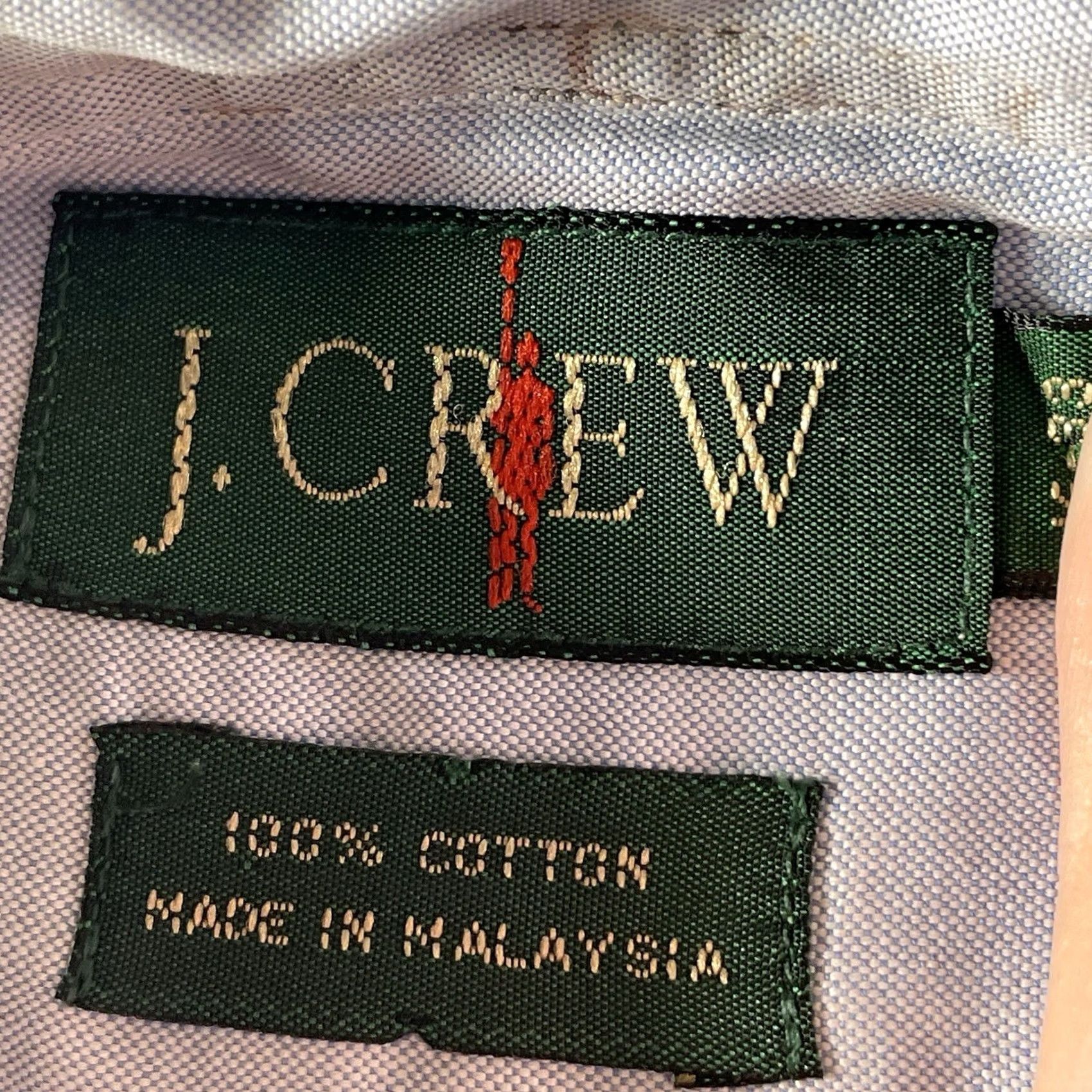 J.Crew VINTAGE J.CREW Oarsman Shirt Mens XL 16-33 Light Blue Long Sleeve Button-Down Collar Regular Size US XL / EU 56 / 4 - 4 Thumbnail