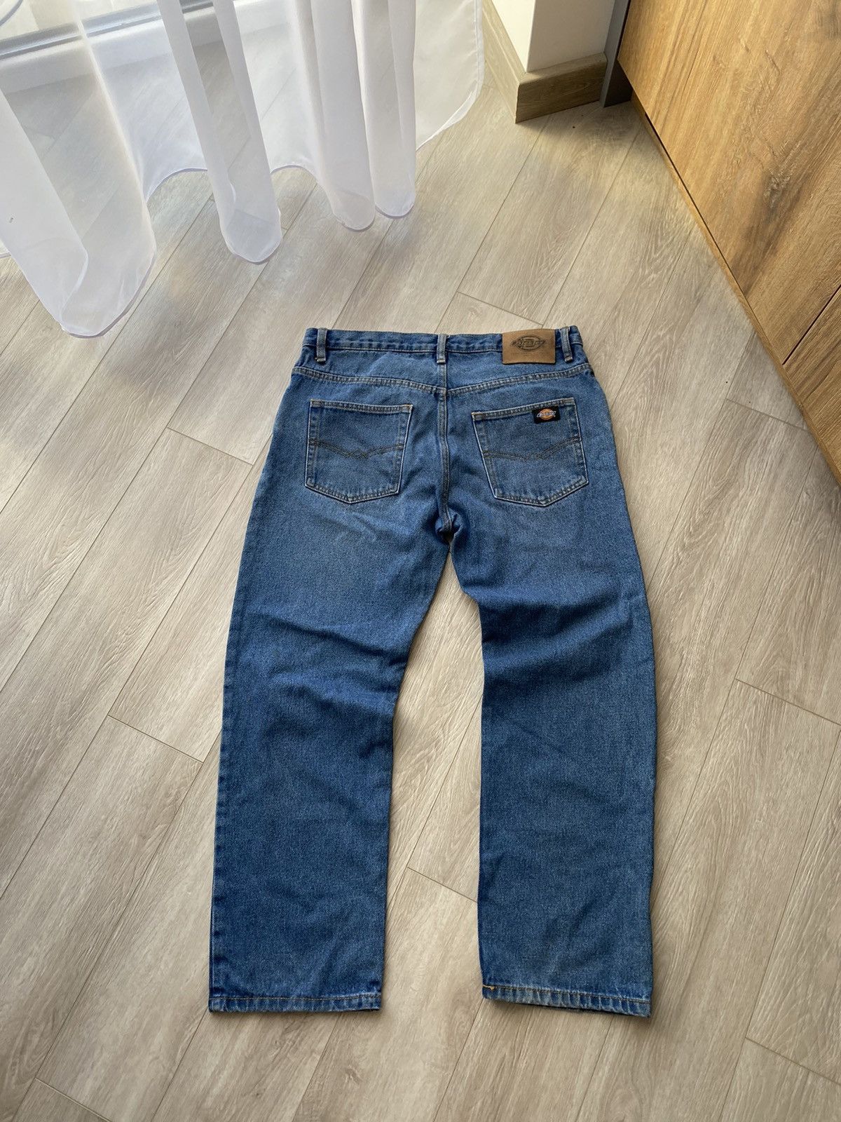 Dickies × Vintage Vintage Dickies Faded Y2K Work Baggy Blue Denim Jeans Size US 36 / EU 52 - 2 Thumbnail