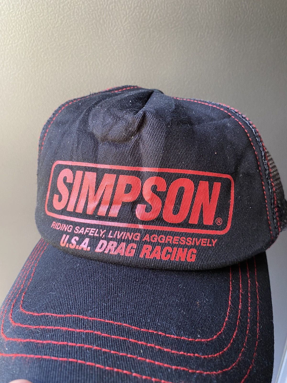 Gear for Sports × Vintage Vintage Simpson racing trucker hats Size ONE SIZE - 2 Thumbnail