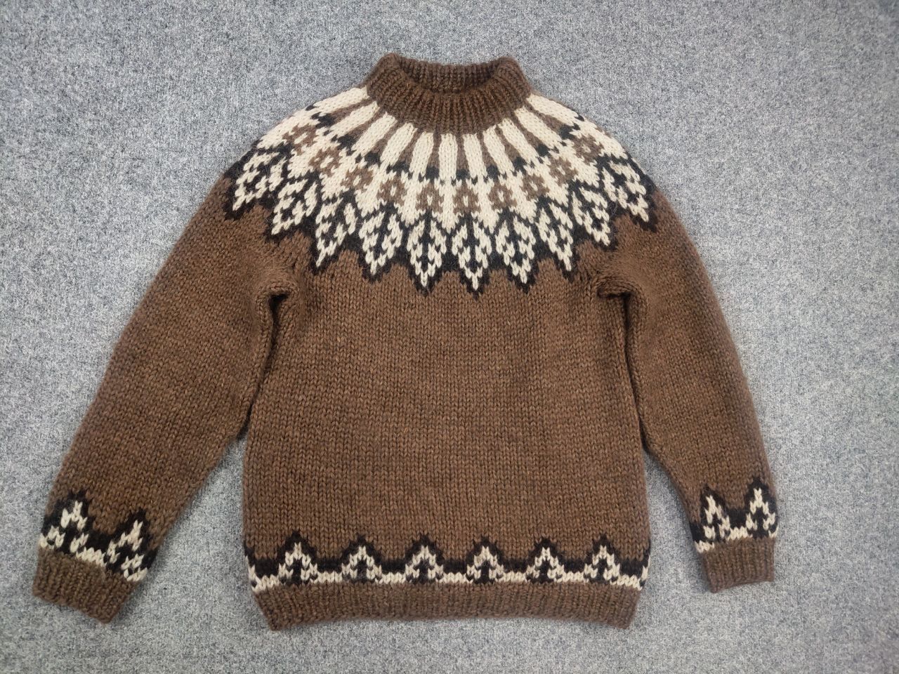 Dale Of Norway The Hand Knitted Association Pattern Wool Sweater Vintage Size US S / EU 44-46 / 1 - 3 Thumbnail