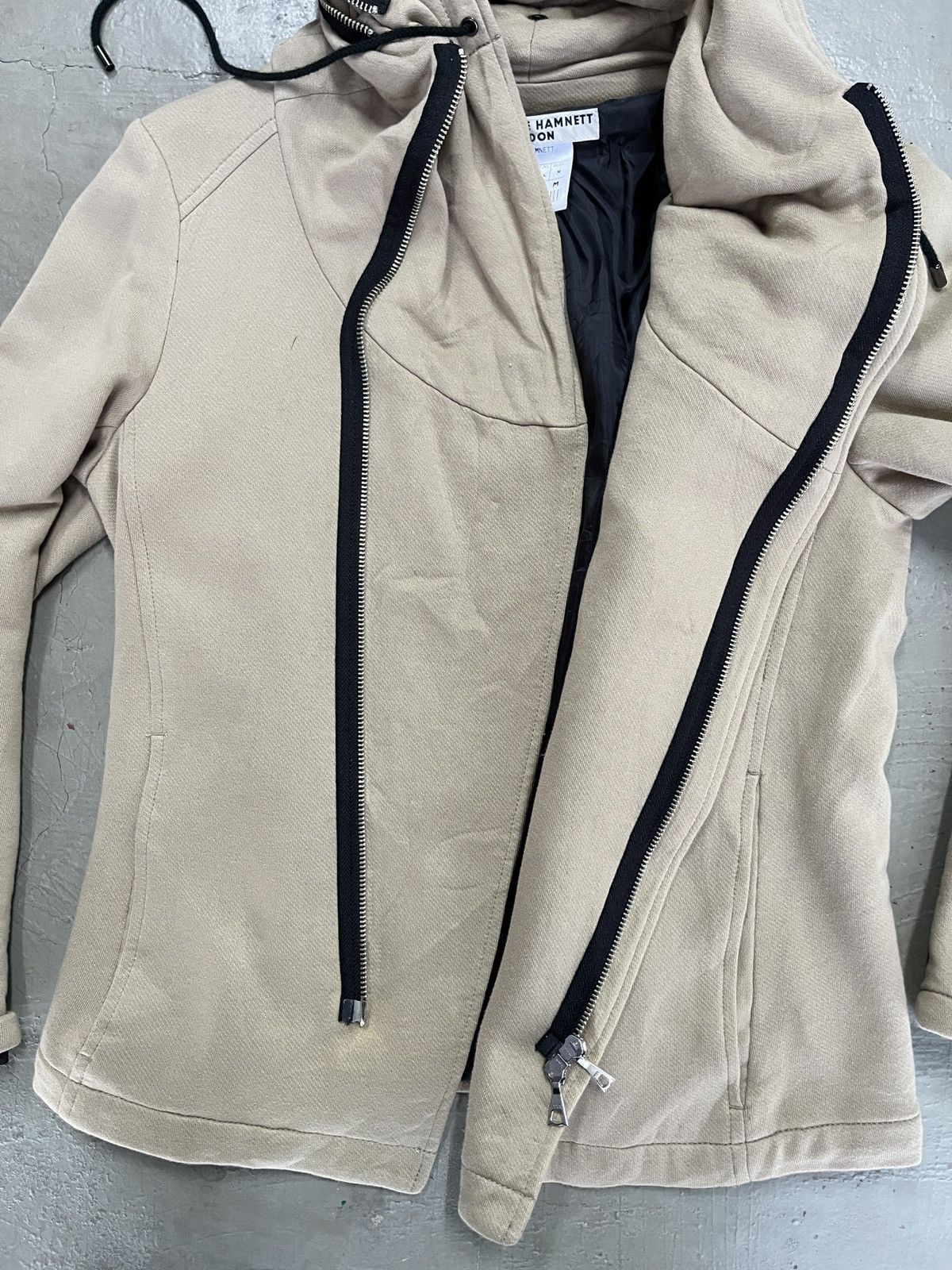 Katharine Hamnett London KATHARINE HAMNETT BLOUSON COWEL HOODIES JACKET - Size US S / EU 44-46 / 1 - 10 Thumbnail