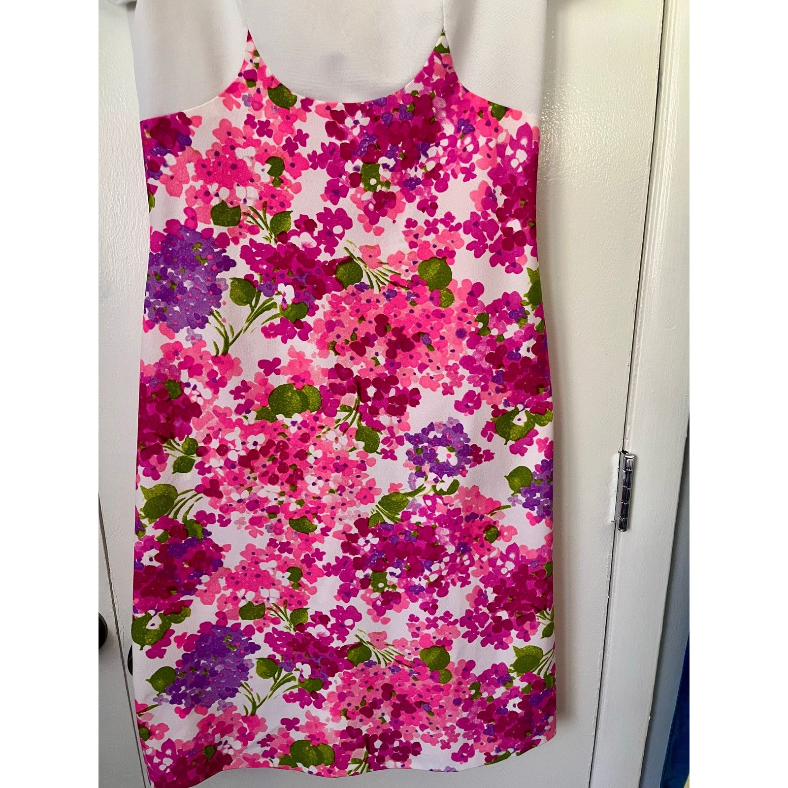 Vintage Vintage 60’s White Pink Flower Power Dress XS Small Groovy Size XS / US 0-2 / IT 36-38 - 4 Thumbnail