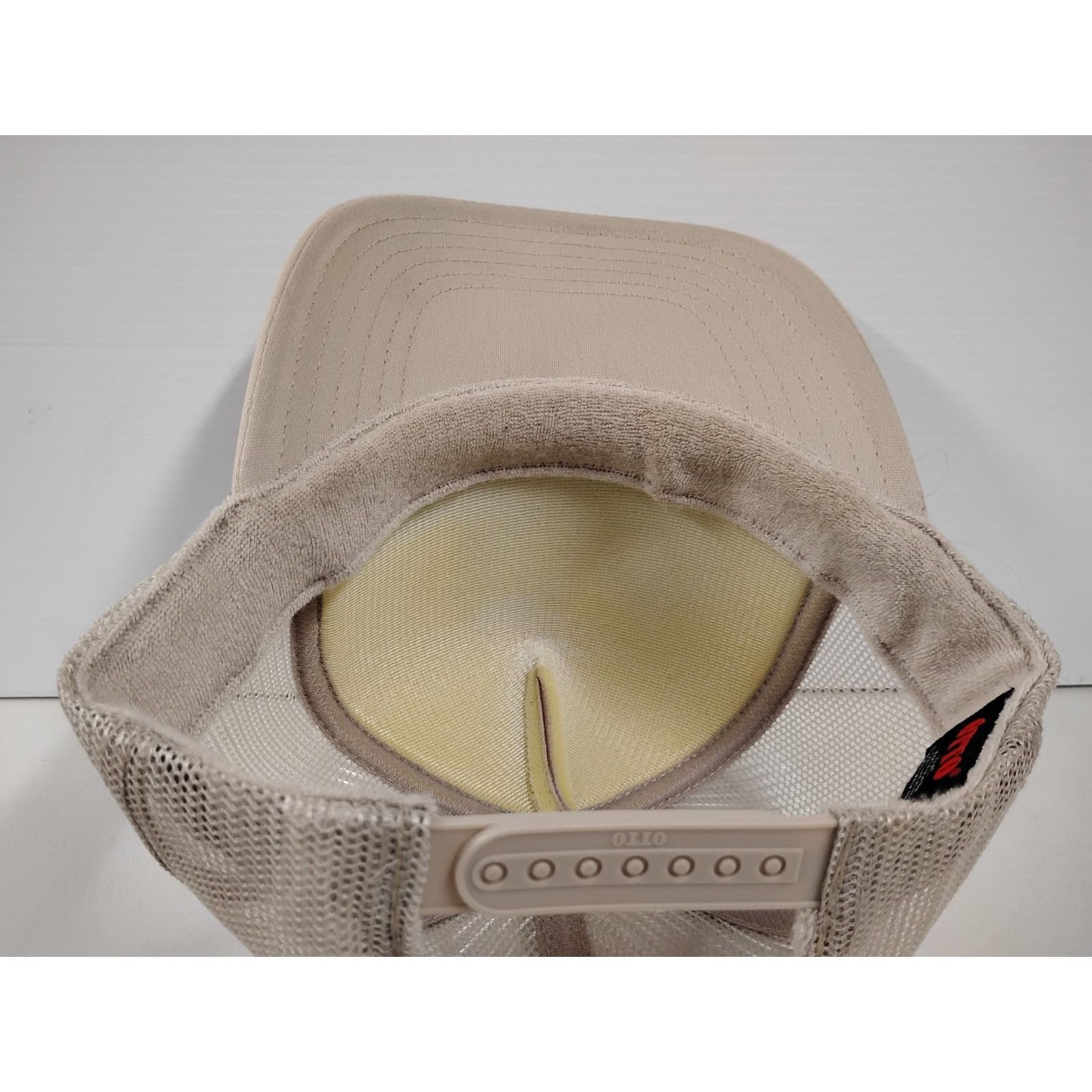 Otto Otto Letter A with Smile Emoji (OSFM) Beige Snapback Cap Size ONE SIZE - 5 Thumbnail