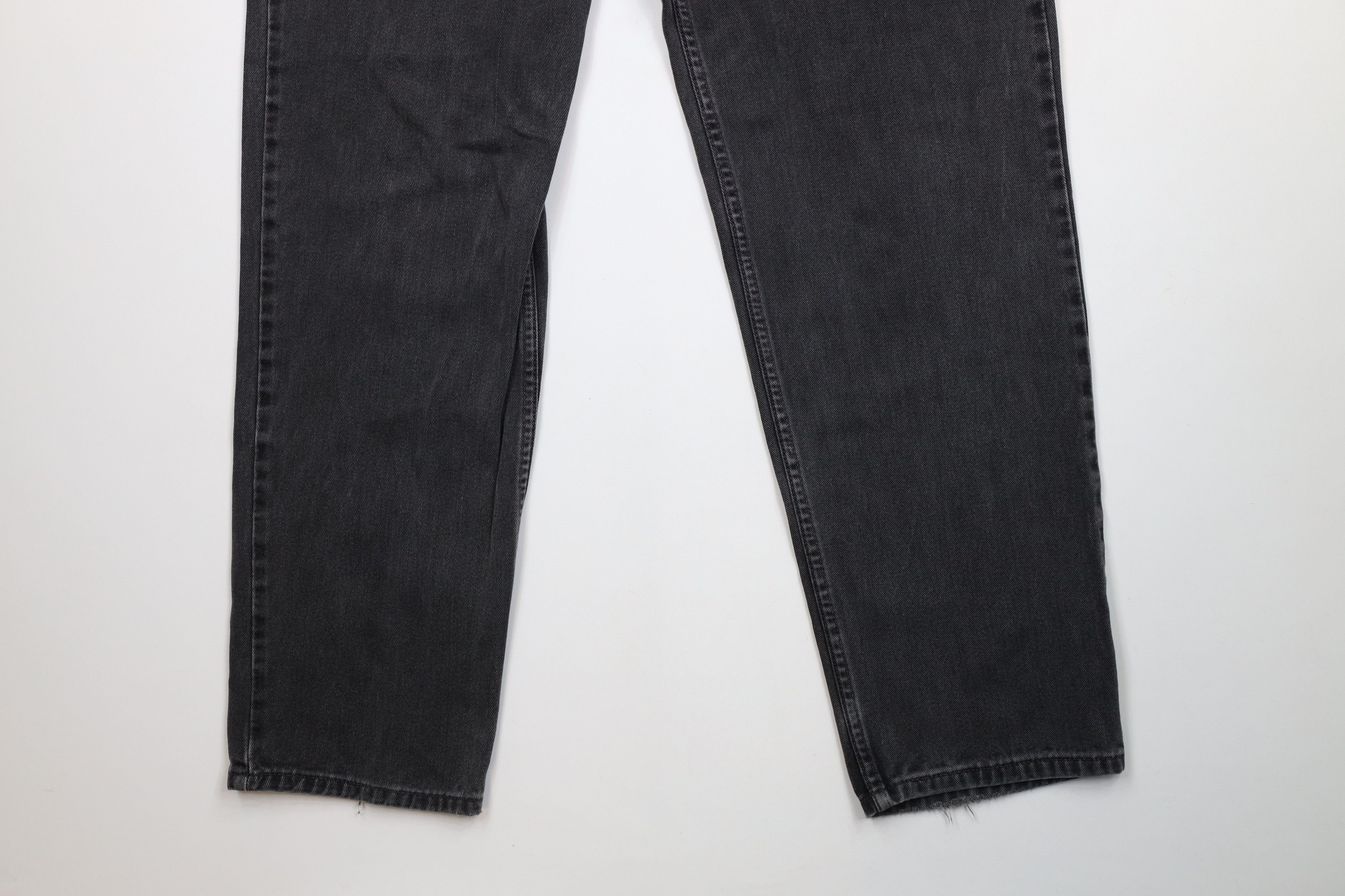 Levi's × Vintage Vintage Y2K 2001 Levis 550 Relaxed Fit Denim Jeans Black Size US 36 / EU 52 - 4 Thumbnail