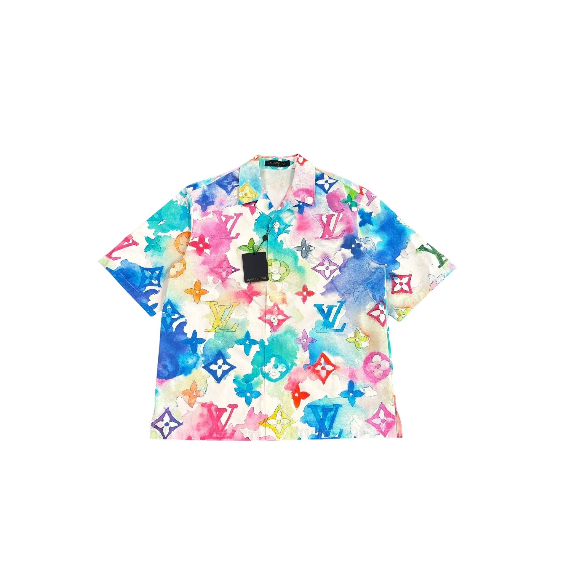 Louis Vuitton Louis Vuitton Multicolor Watercolor Monogram Shirt L Size US L / EU 52-54 / 3 - 1 Thumbnail