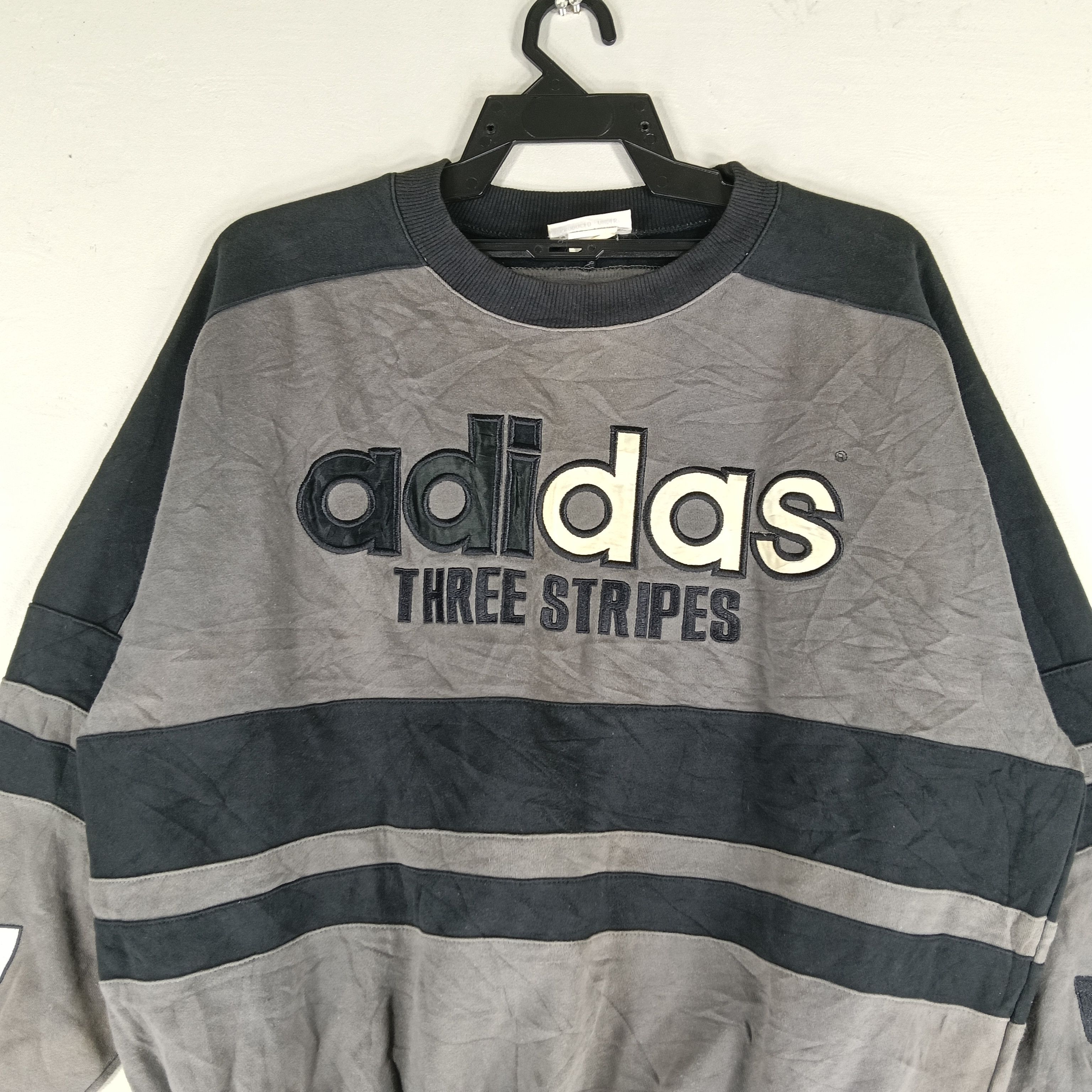 Adidas Vintage Adidas sweatshirt Size US L / EU 52-54 / 3 - 3 Thumbnail