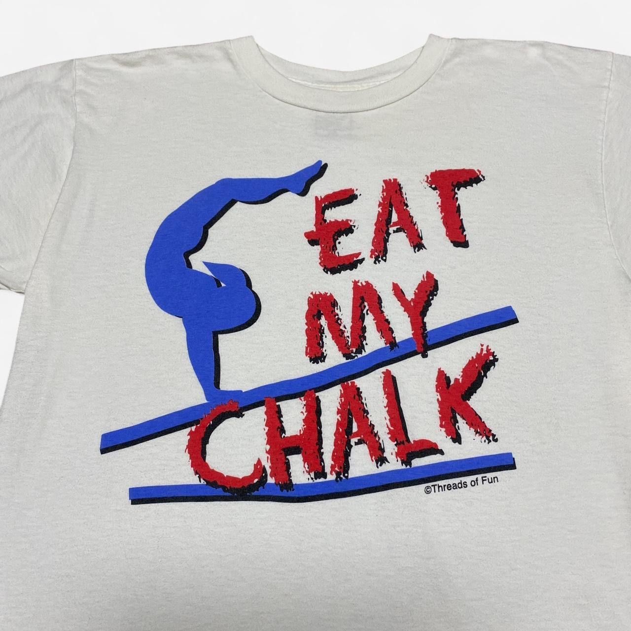 Other Vintage single stitch eat my chalk acrobatic big graphic Tee Size US L / EU 52-54 / 3 - 2 Thumbnail