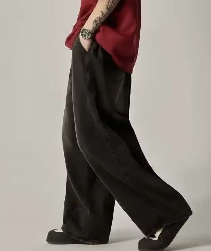 Japanese Brand Elastic Waist Oversize Wide Leg Trousers Size US 32 / EU 48 - 2 Thumbnail