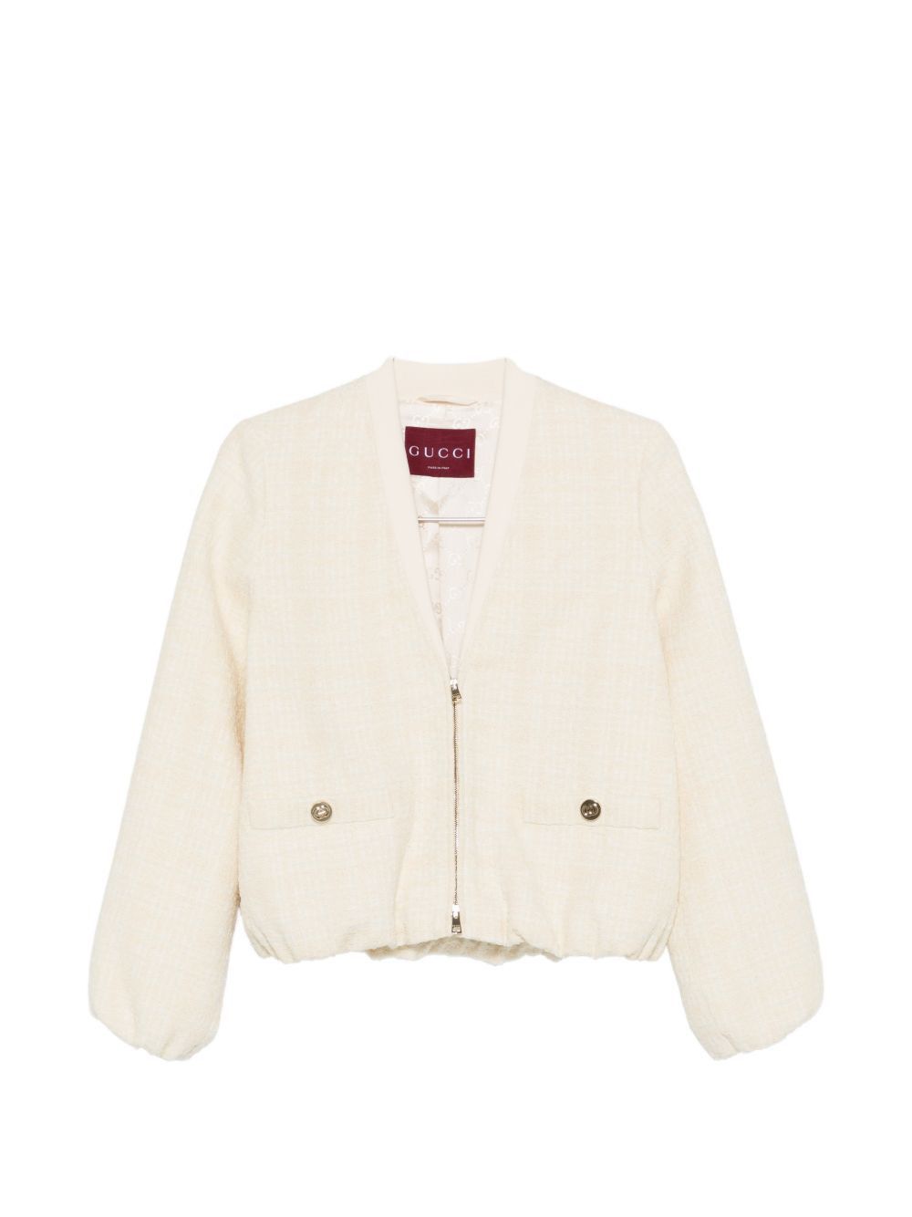 Gucci COTTON TWEED JACKET Size M / US 6-8 / IT 42-44 - 1 Thumbnail