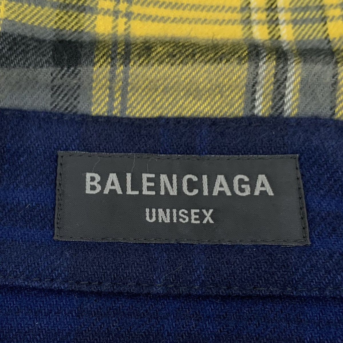 Balenciaga Balenciaga 22 colorblocked plaid cotton reversible shirt Size S / US 4 / IT 40 - 7 Thumbnail