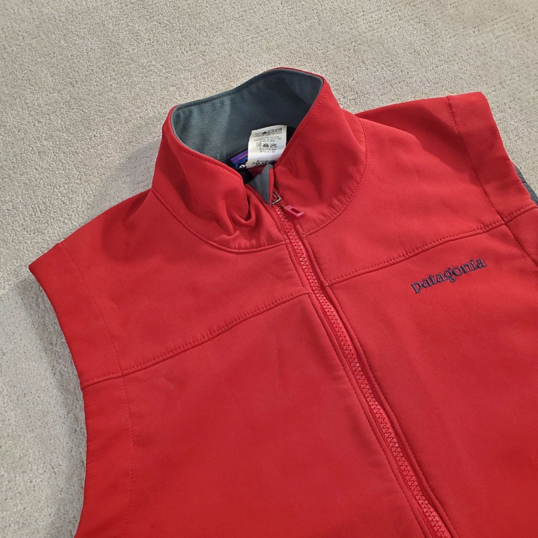 Patagonia Patagonia Vest Windbreaker Polartec Windbloc Adze Logo 83330 Mens M Red Full Zip Size US M / EU 48-50 / 2 - 2 Thumbnail