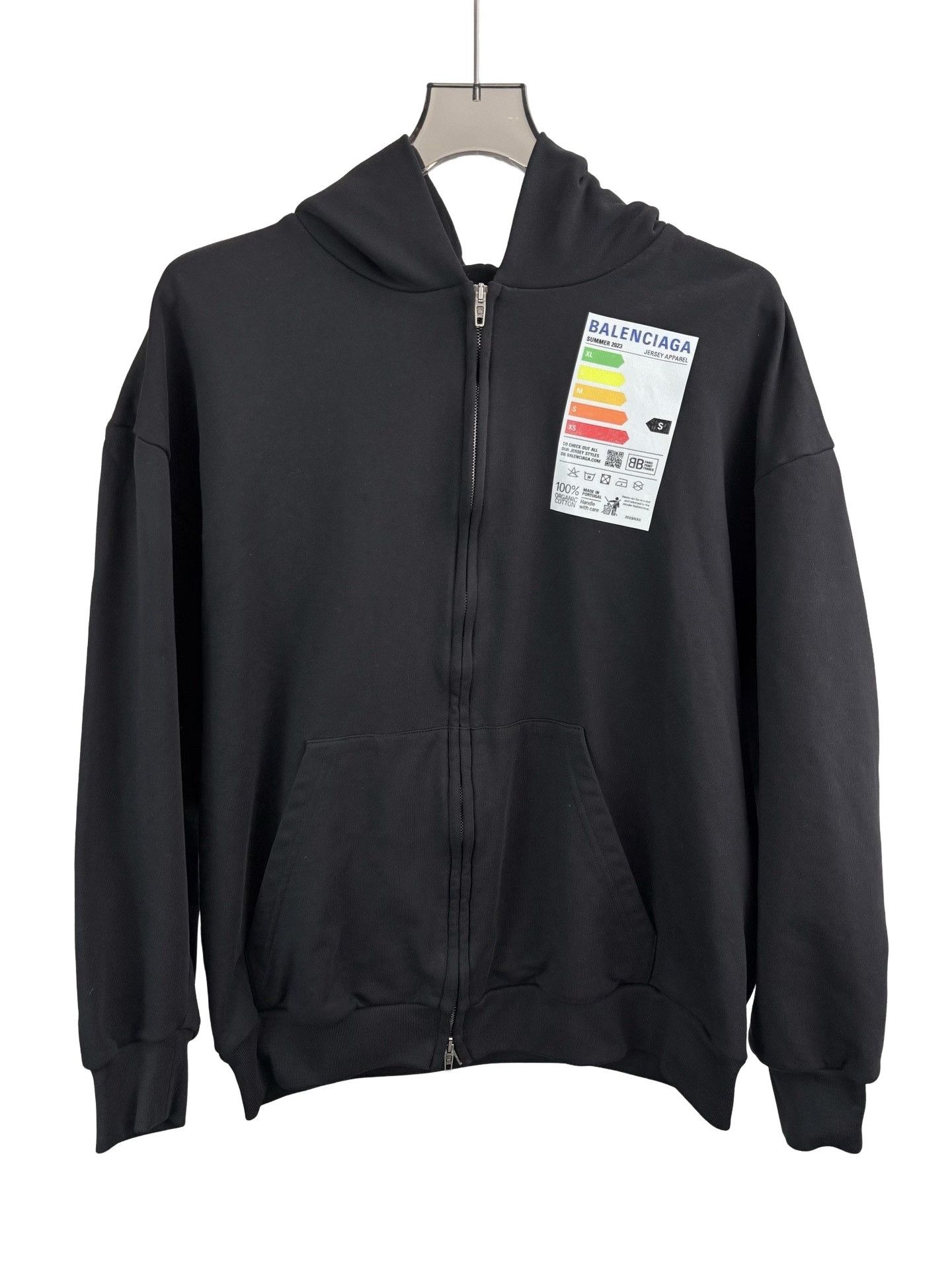 Balenciaga Balenciaga Magnet Label Zip Hoodie Size M Size US M / EU 48-50 / 2 - 1 Thumbnail