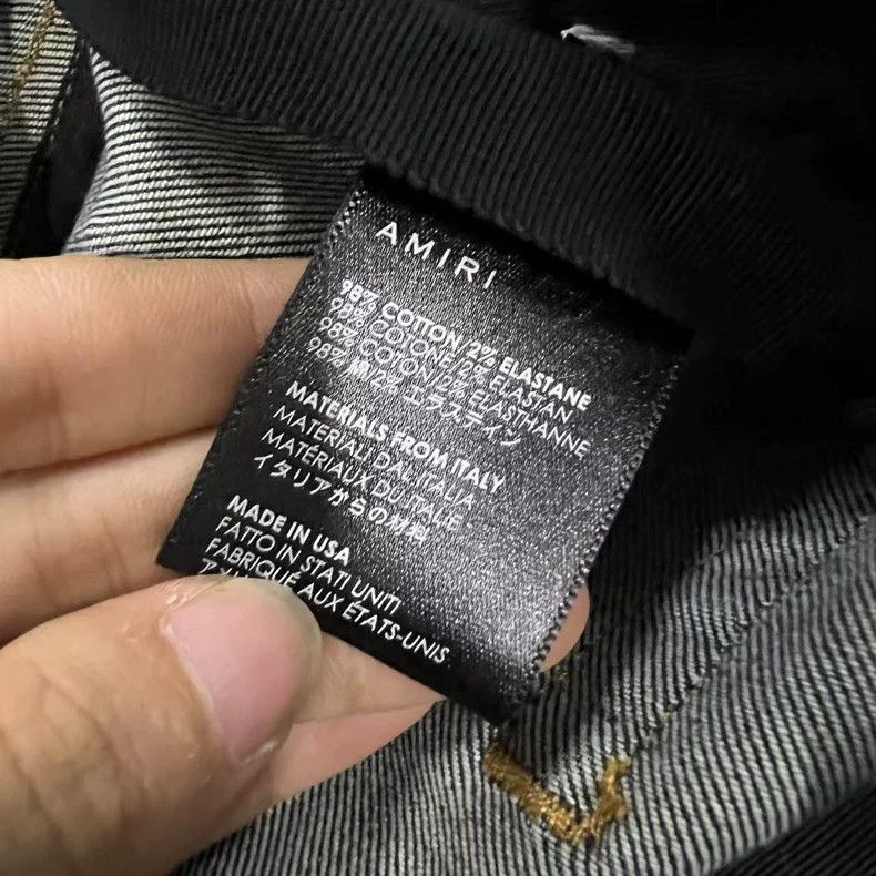 Amiri Amiri blue destroyed jeans Size US 32 / EU 48 - 5 Thumbnail
