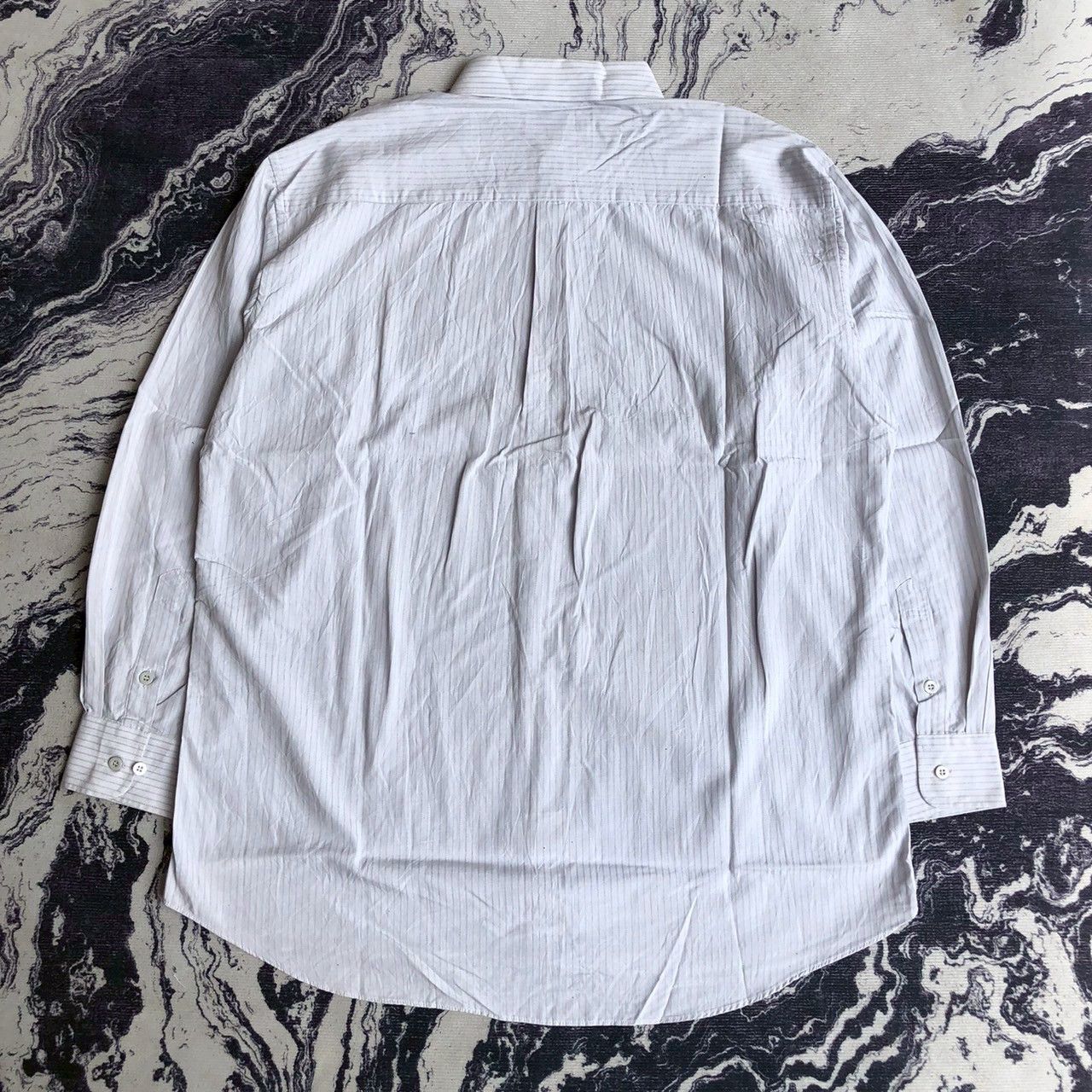 Yves Saint Laurent Vintage 90s Yves Saint Laurent Striped Shirt Size US XL / EU 56 / 4 - 4 Thumbnail