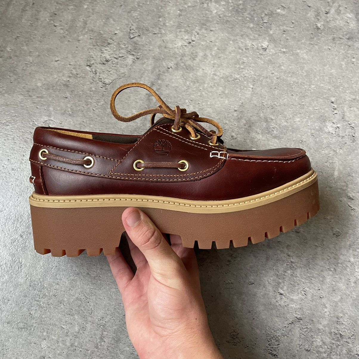 Timberland Timberland Stone Street Loafers 3Eye Boat Size US 8 / IT 38 - 3 Thumbnail