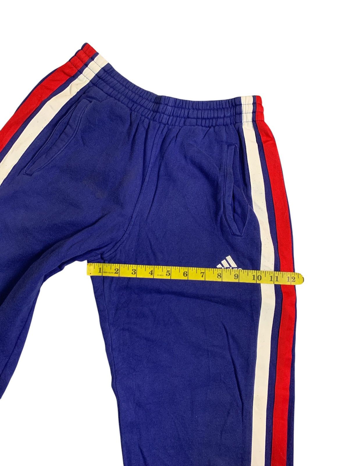 Adidas × Vintage Rare Design Vintage Adidas France Stripe Jogger Pants Size US 26 / EU 42 - 14 Thumbnail
