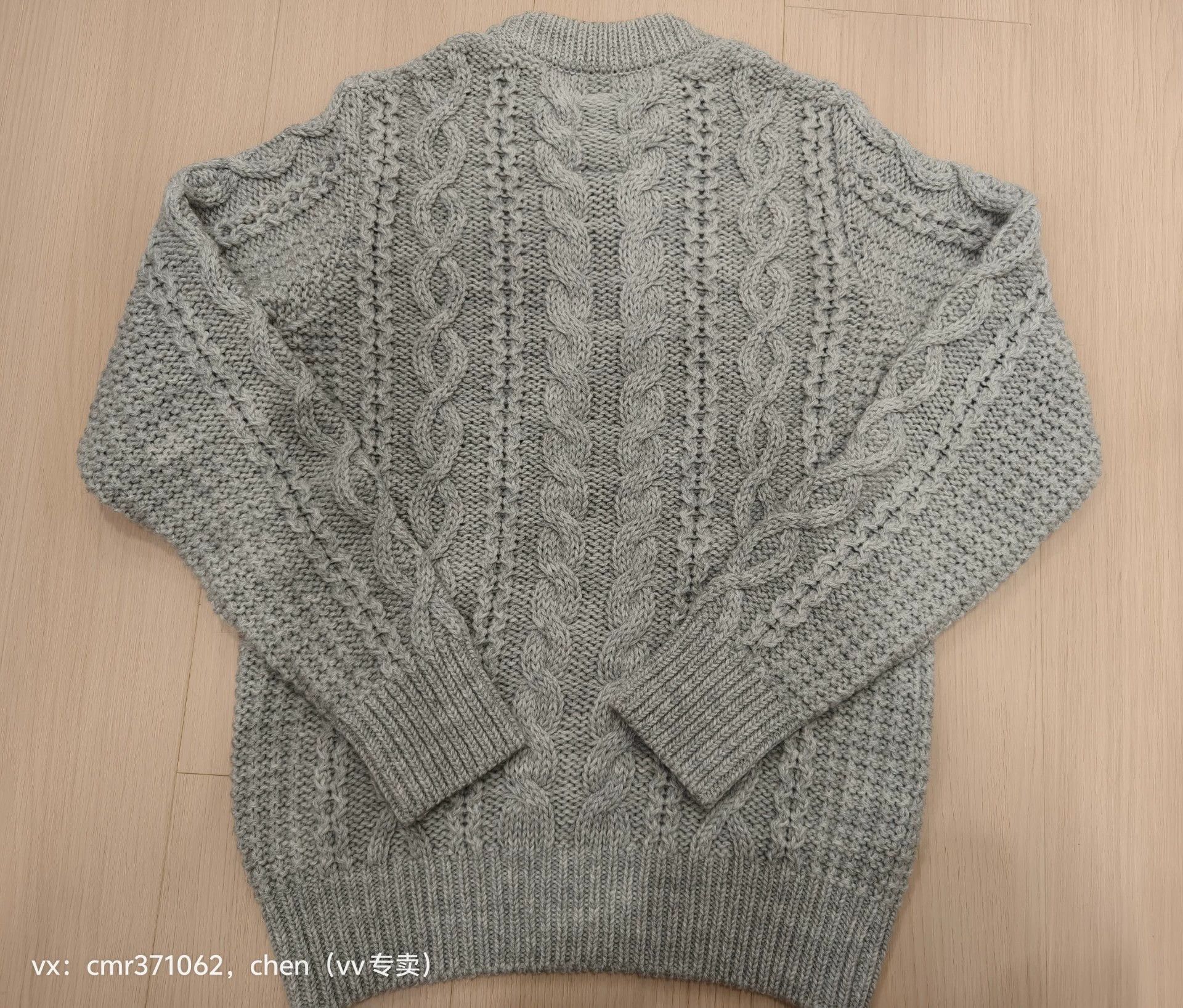 Visvim visvim 15aw spot fisherman cable knit grey 3 Size US L / EU 52-54 / 3 - 8 Thumbnail