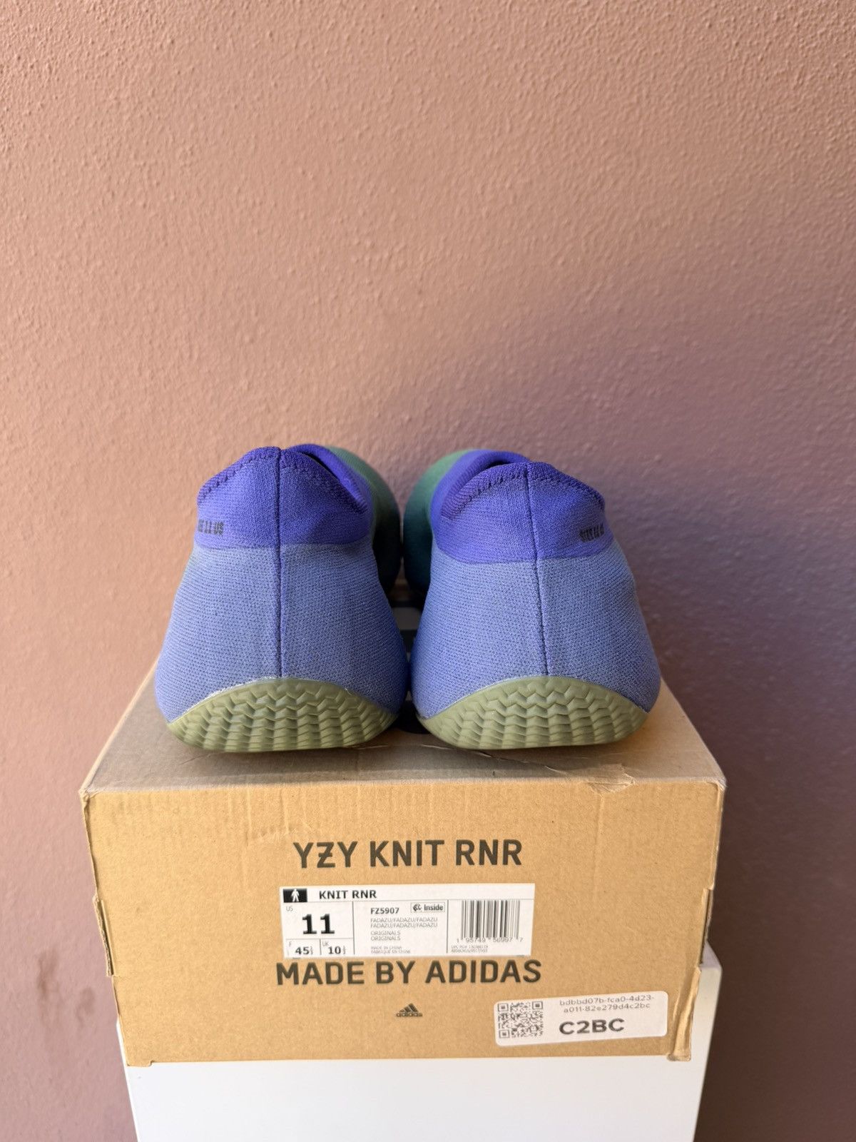 Yeezy Size 11 - adidas Yeezy Knit Runner Faded Azure Size US 11 / EU 44 - 5 Thumbnail