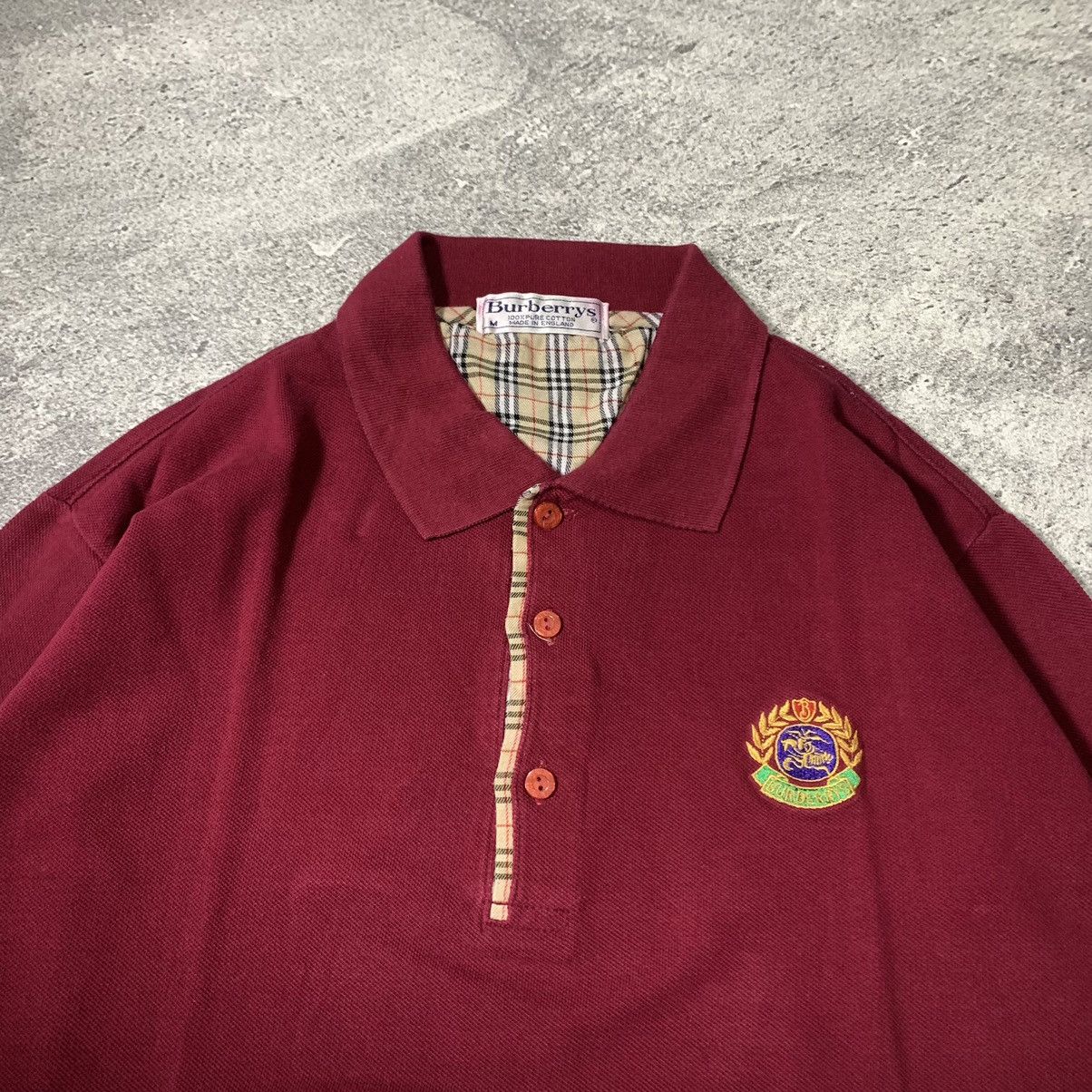 Burberry VINTAGE POLO SHIRT BURBERRY Size US M / EU 48-50 / 2 - 3 Thumbnail