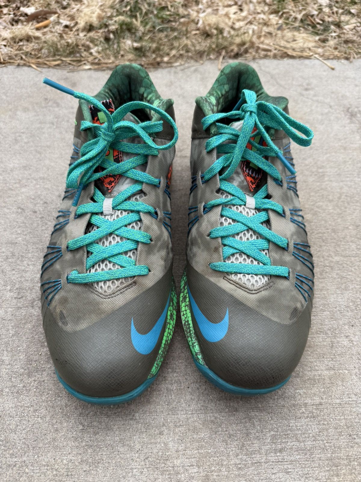 Nike AIR MAX LEBRON X LOW SWAMP THING 2013 Size US 11 / EU 44 - 2 Thumbnail