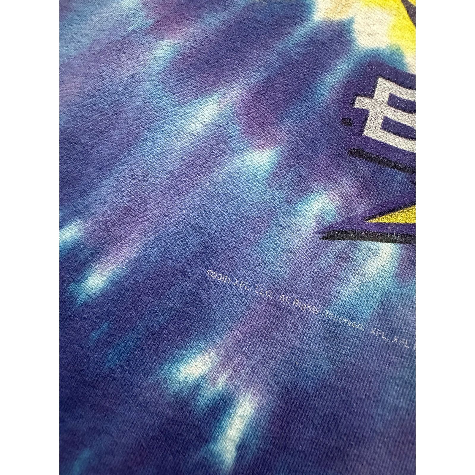 Liquid Blue × NFL × Vintage Baltimore Bolts 2001 XFL Liquid Blue T Shirt Tie Dye NFL Size US L / EU 52-54 / 3 - 7 Thumbnail