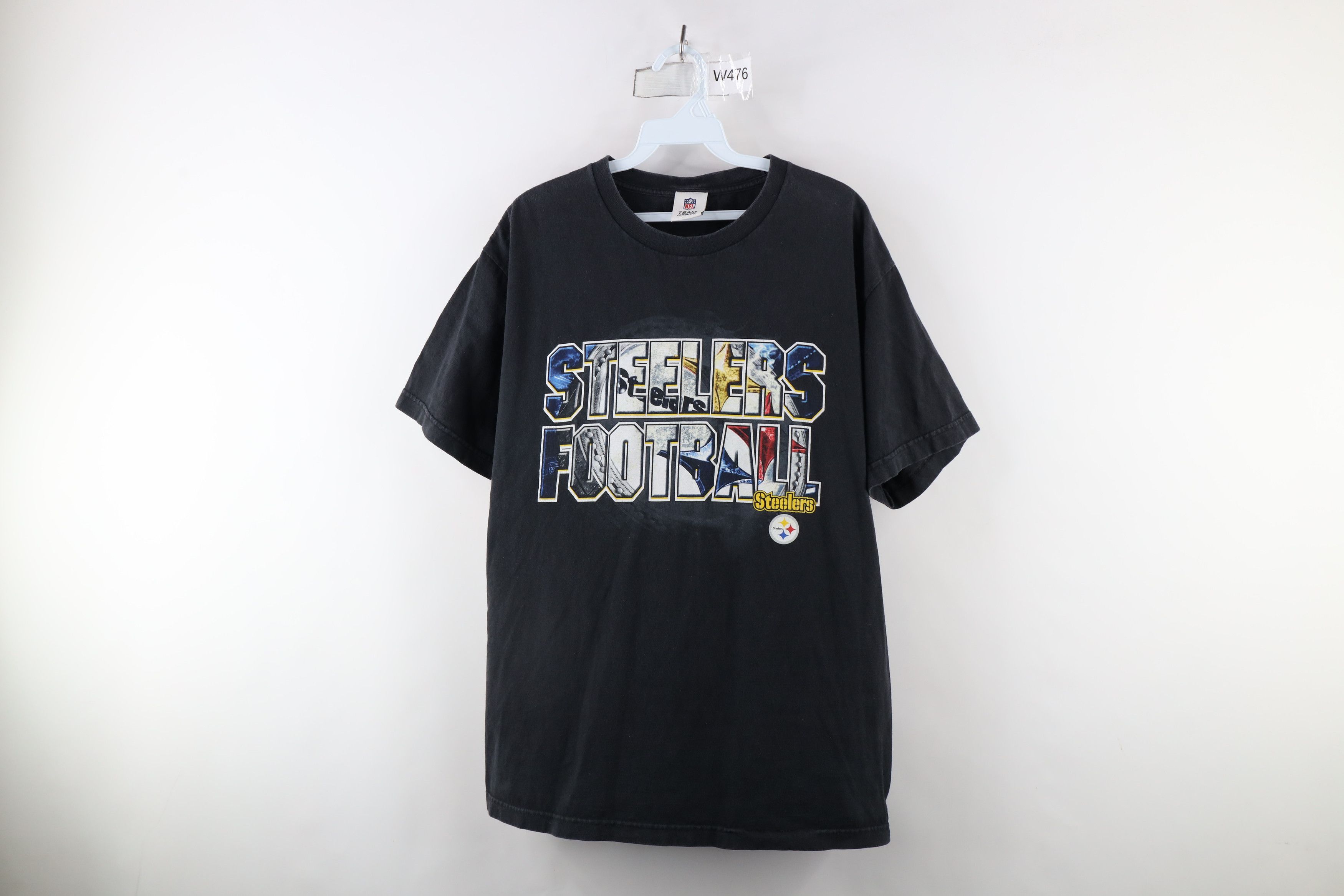 Vintage Vintage Spell Out Pittsburgh Steelers Football T-Shirt Size US L / EU 52-54 / 3 - 1 Thumbnail