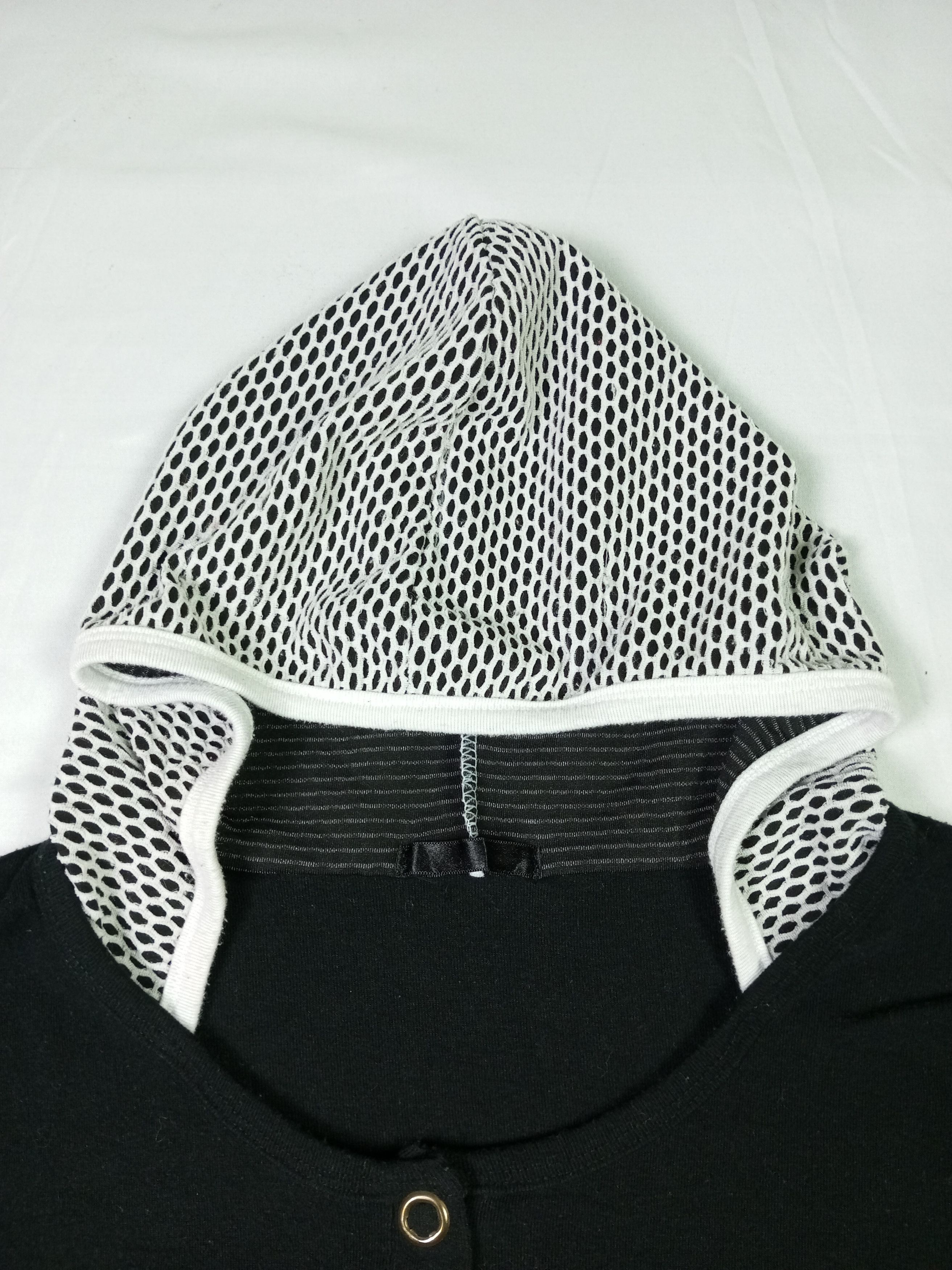 20471120 × Issey Miyake × Japanese Brand 💸BINDINGOFFER💸UKNOWN LONG SLEEVE NET HOODIE JPN STYLED Size S / US 4 / IT 40 - 5 Thumbnail