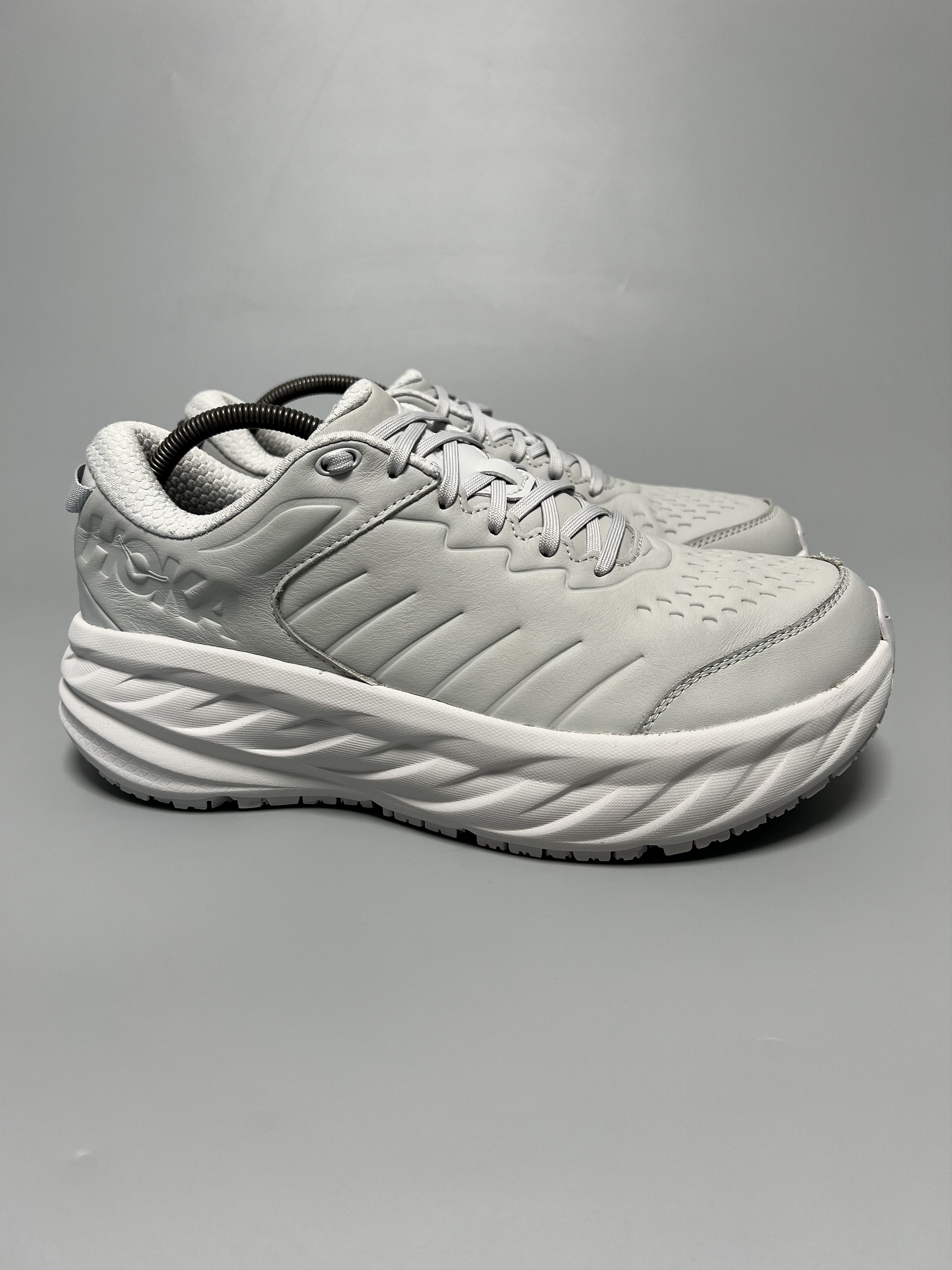 Hoka × Leather 11.5 EE Hoka One One Bondi SR Wide Running Shoes Walking Size US 11.5 / EU 44-45 - 1 Thumbnail