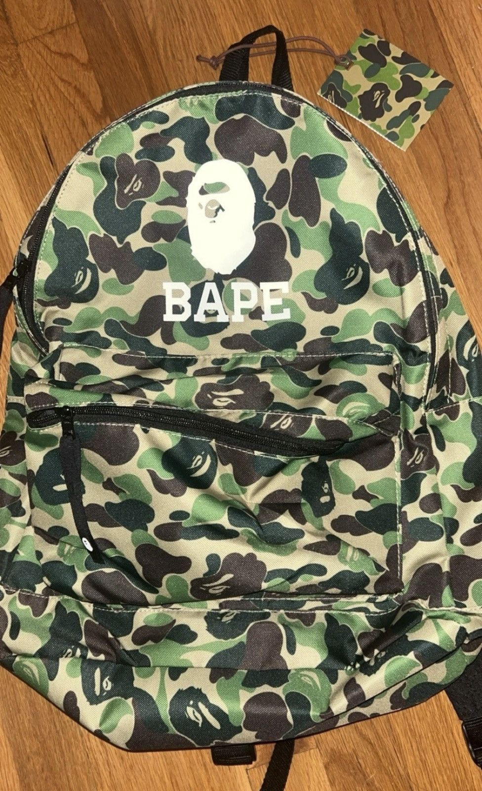 Bape Bape ABC Camo Ape Head Backpack Size ONE SIZE - 1 Thumbnail
